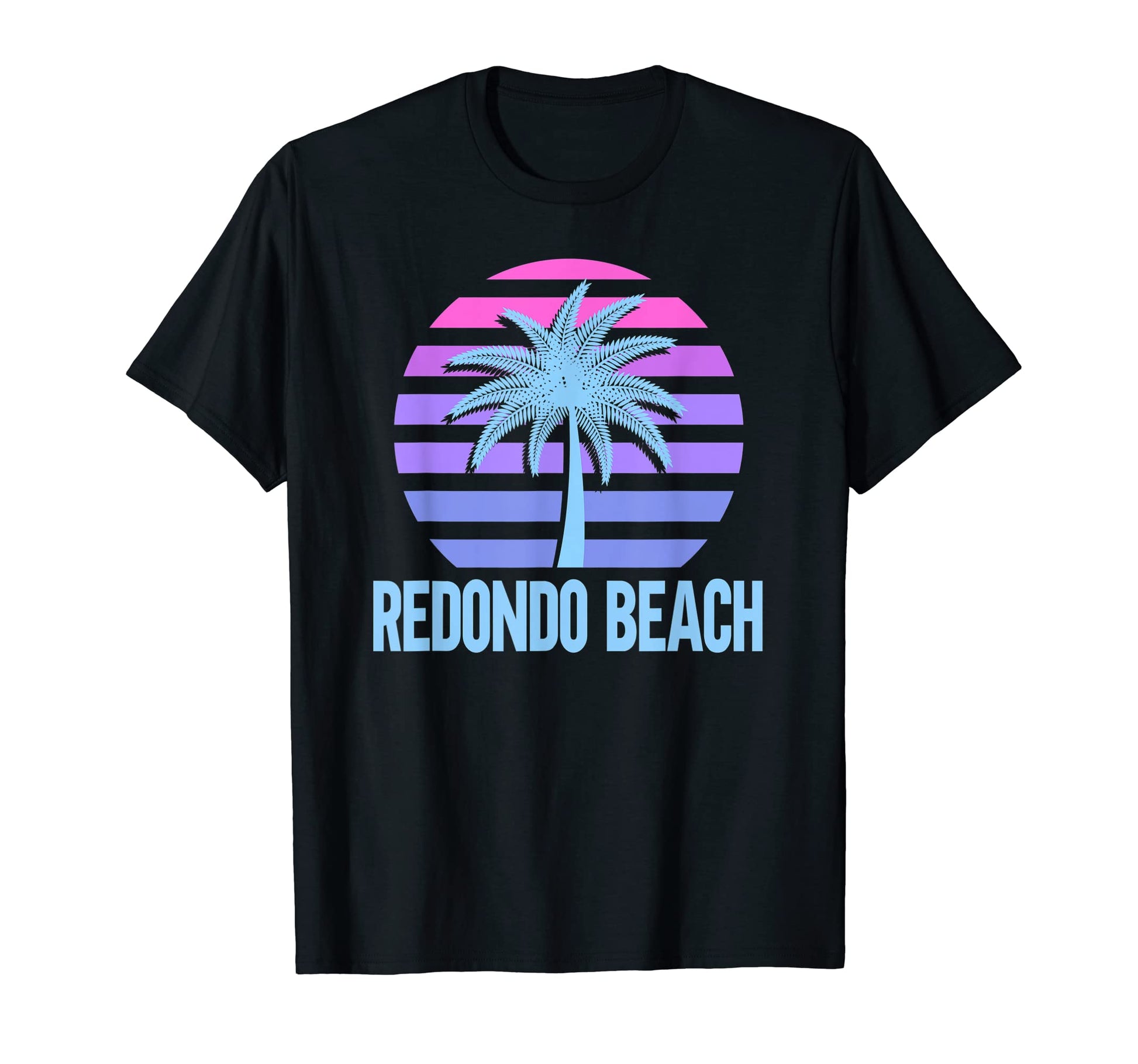 Redondo Beach Vacation Vaporwave T-Shirt - Streetwear Style Men Women - T-Shirt, Sweatshirt, Hoodie