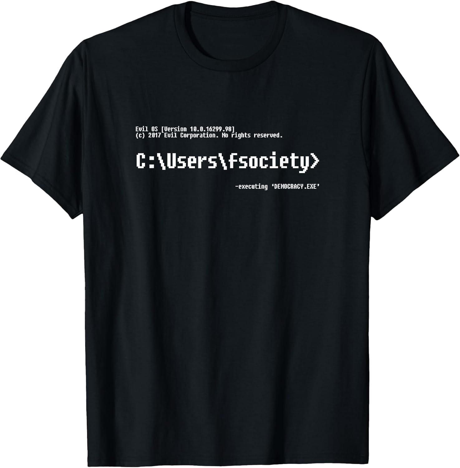 Fsociety System admin - Adult & Kids T-Shirts, Sweatshirts & Hoodies apparel design preview 1