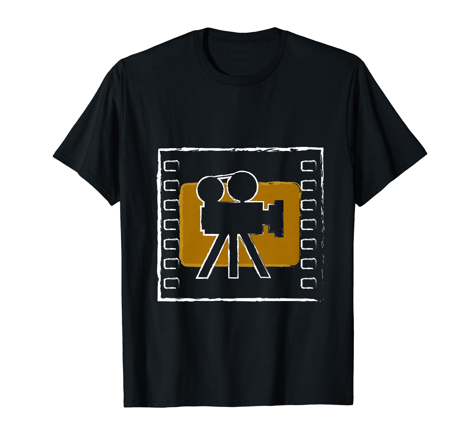 Camera Filmmaker Film Reel T-Shirt - Trendy Graphic for Adults - T-Shirt, Sweatshirt, Hoodie