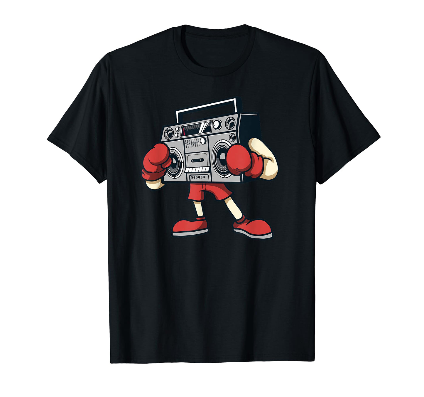 Ghetto Blaster Boxing Boombox 80S T-Shirt - Fun Novelty Design for Adults - T-Shirt, Sweatshirt, Hoodie