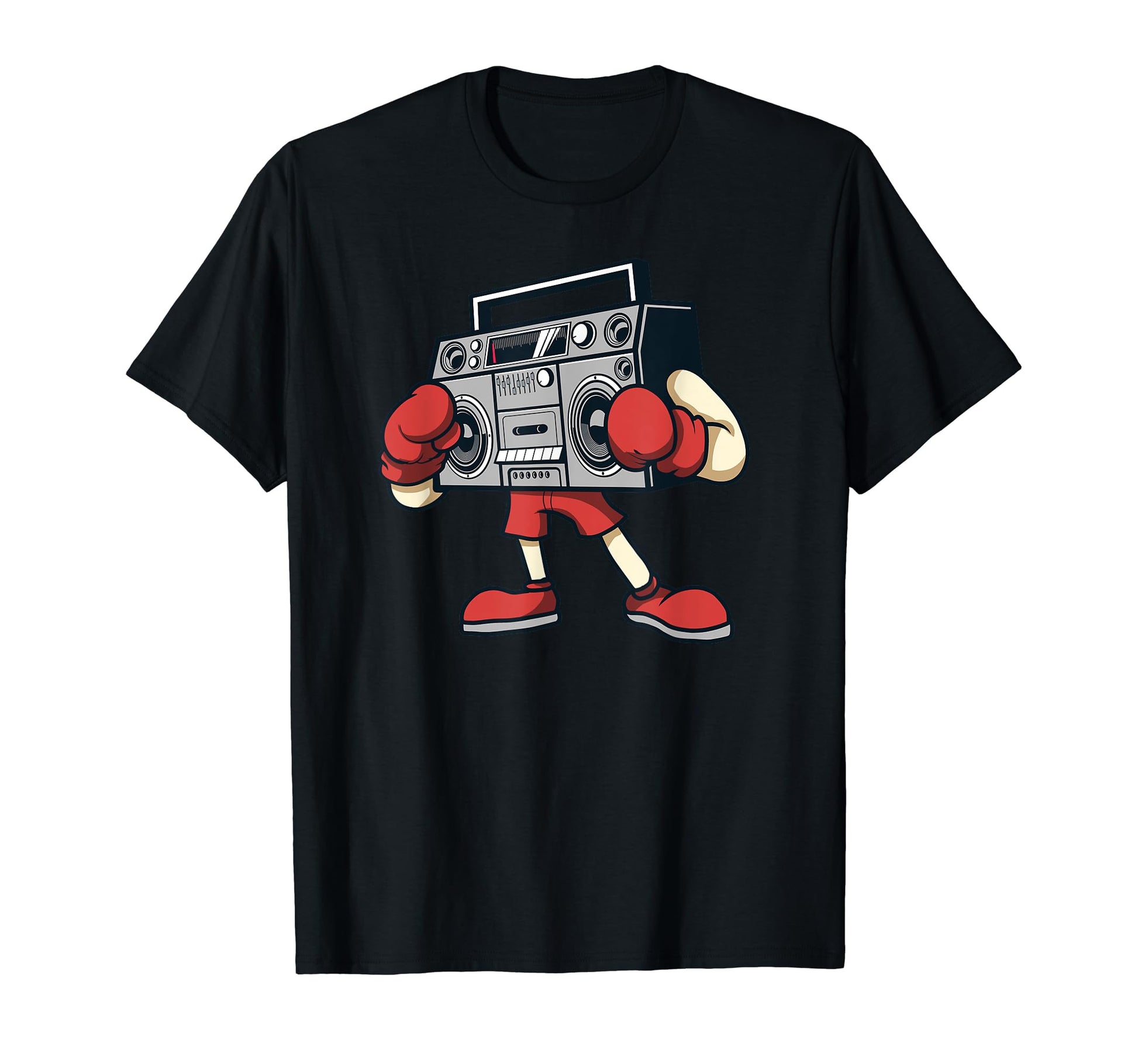 Ghetto Blaster Boxing Boombox 80S T-Shirt - Fun Novelty Design for Adults - T-Shirt, Sweatshirt, Hoodie