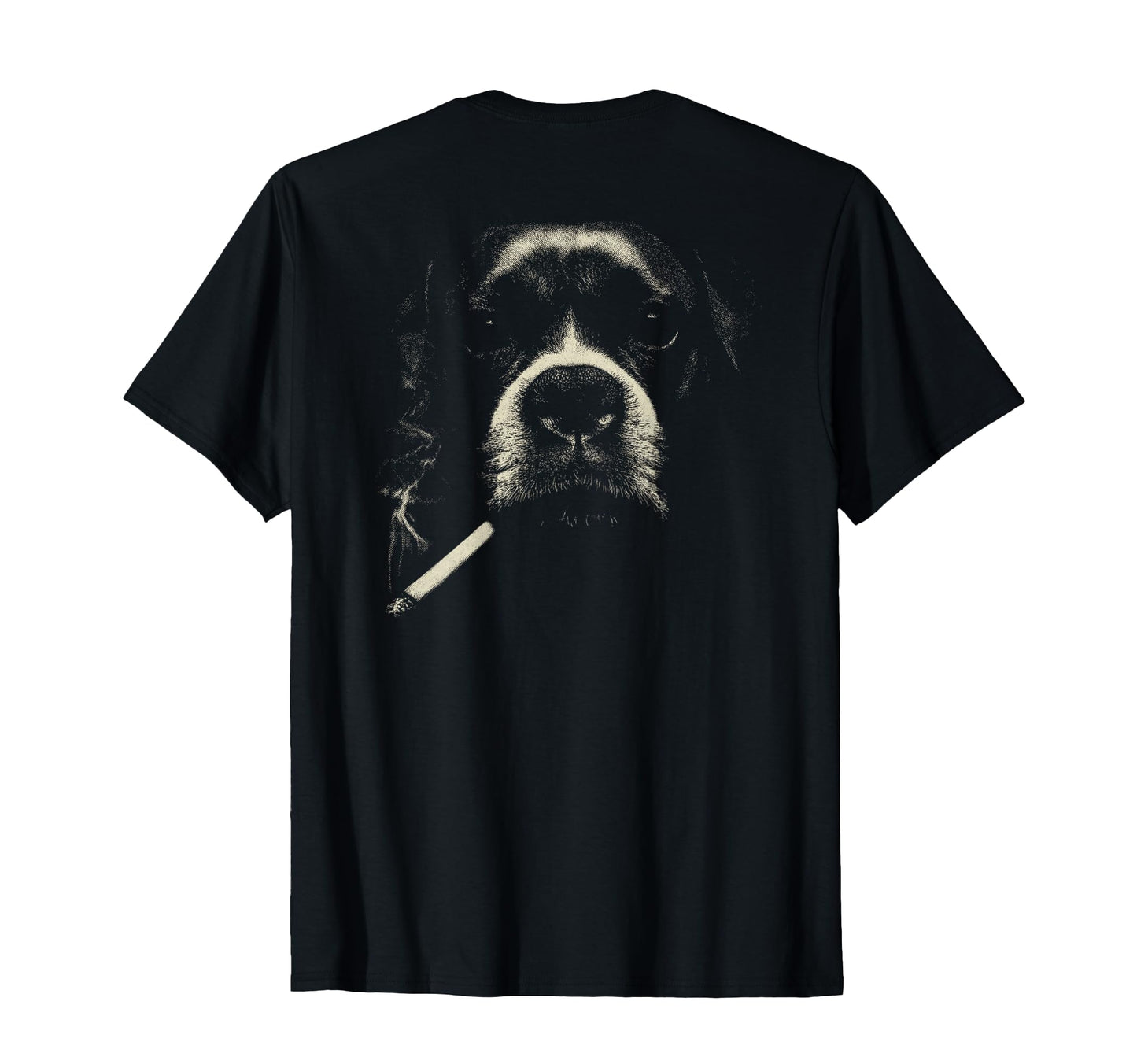 Boxer Smoking Cigarette Grunge Meme 90S T-Shirt - Minimalist Print Unisex - T-Shirt, Sweatshirt, Hoodie