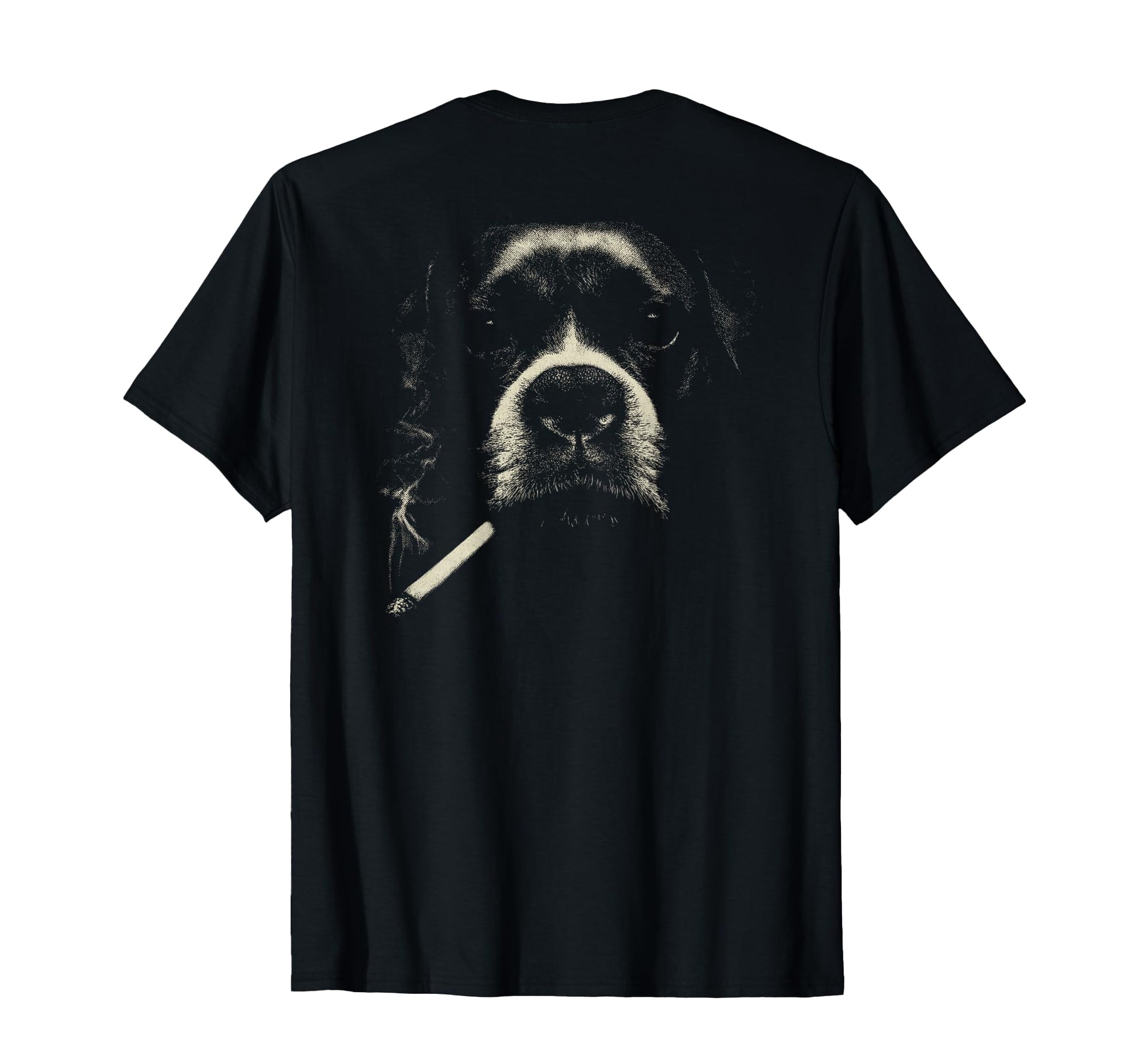 Boxer Smoking Cigarette Grunge Meme 90S T-Shirt - Minimalist Print Unisex - T-Shirt, Sweatshirt, Hoodie