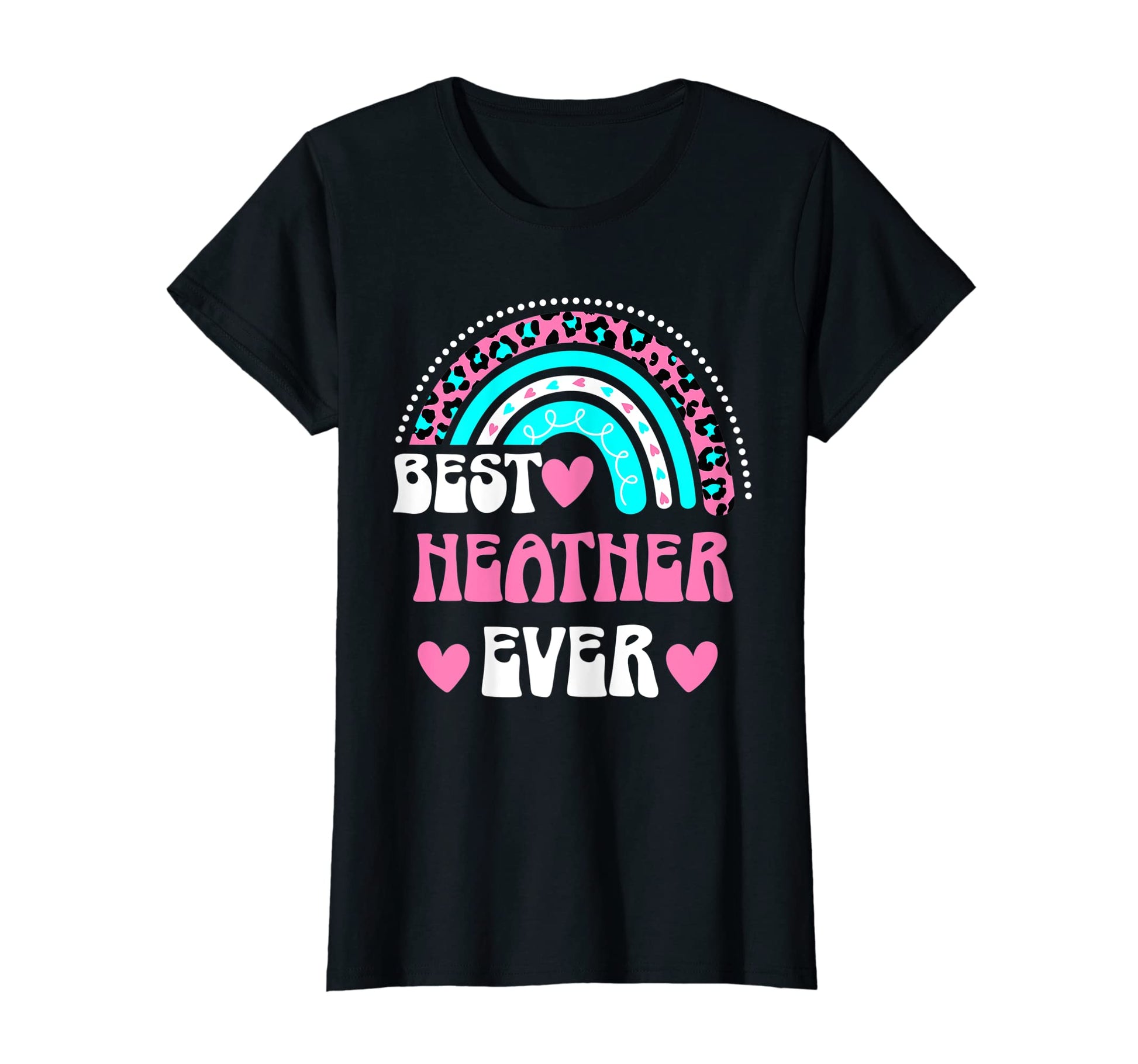 Best Heather Ever Personal Name Leopard T-Shirt - Streetwear Style Unisex - T-Shirt, Sweatshirt, Hoodie