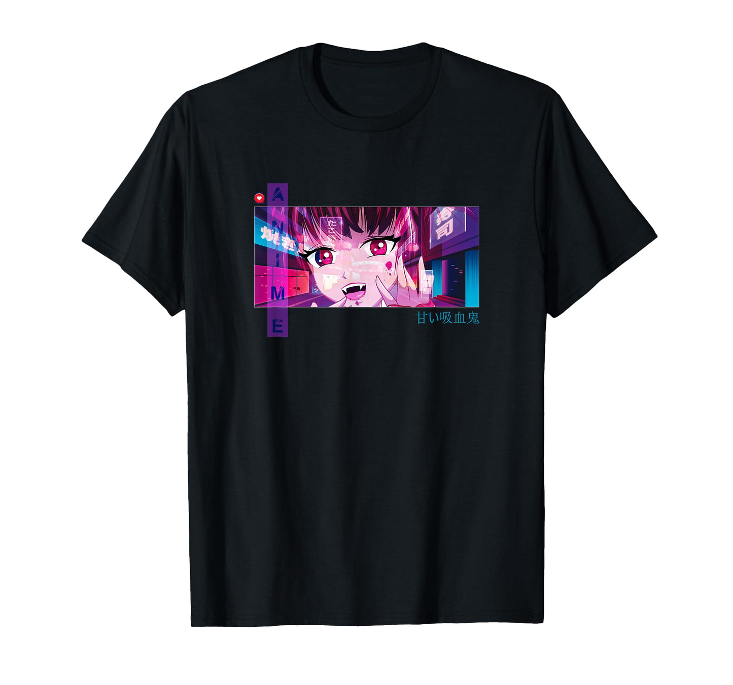 Anime Love Japanese Aesthetic T-Shirt - Casual Everyday Wear for Adults - T-Shirt, Sweatshirt, Hoodie