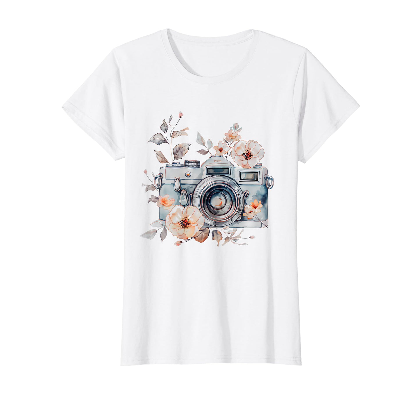 Photographer Camera Flowers Photography T-Shirt - Novelty Apparel Unisex - T-Shirt, Sweatshirt, Hoodie