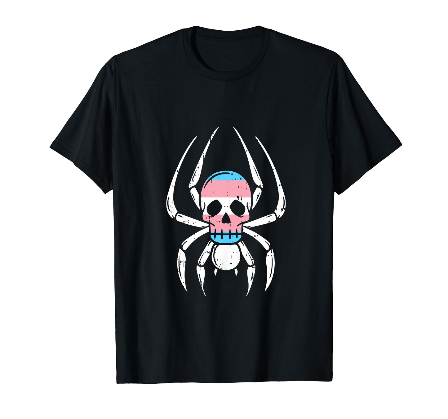 Skull Spider Transgender Lgbt Q T-Shirt - Aesthetic Graphic for Adults - T-Shirt, Sweatshirt, Hoodie