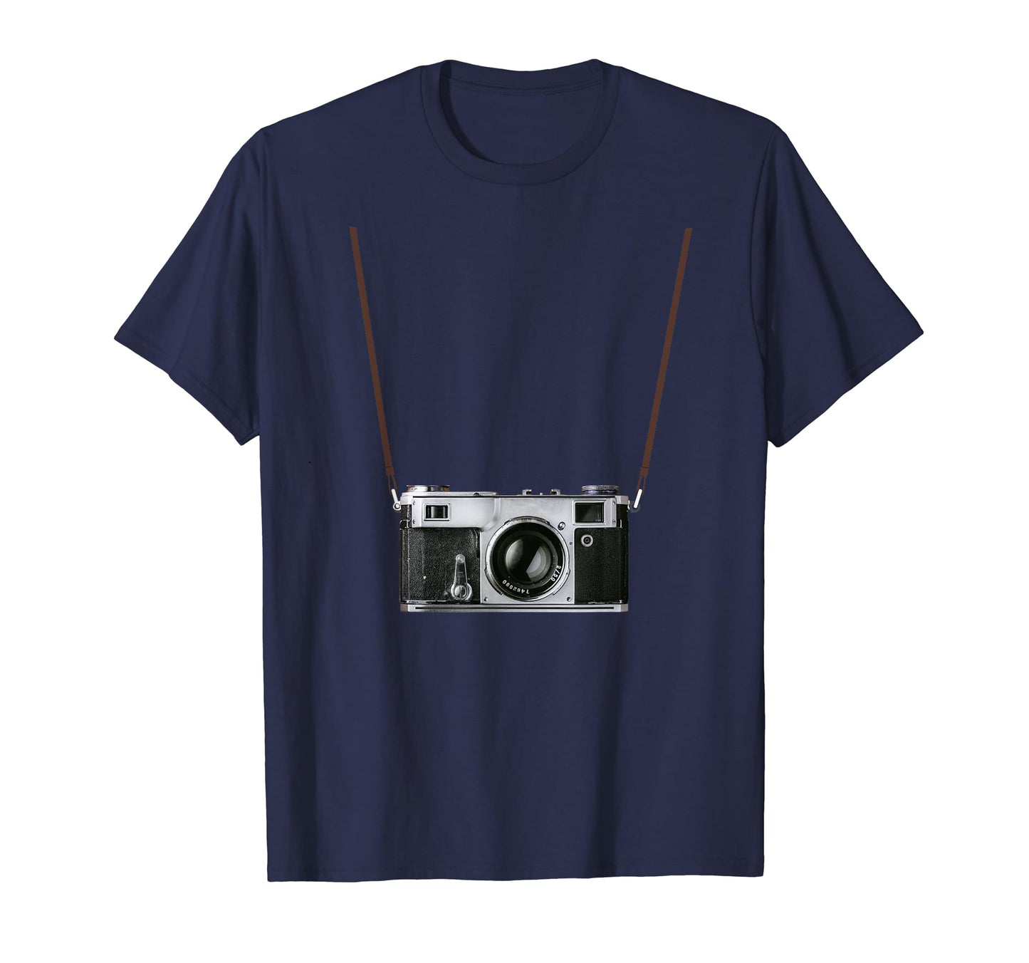 Camera Neck Strap Funny Novelty T-Shirt - Minimalist Print Unisex - T-Shirt, Sweatshirt, Hoodie