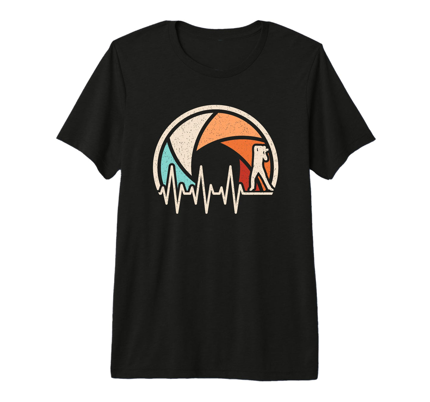 Photography Heartbeat Camera T-Shirt - Aesthetic Graphic for Adults - T-Shirt, Sweatshirt, Hoodie