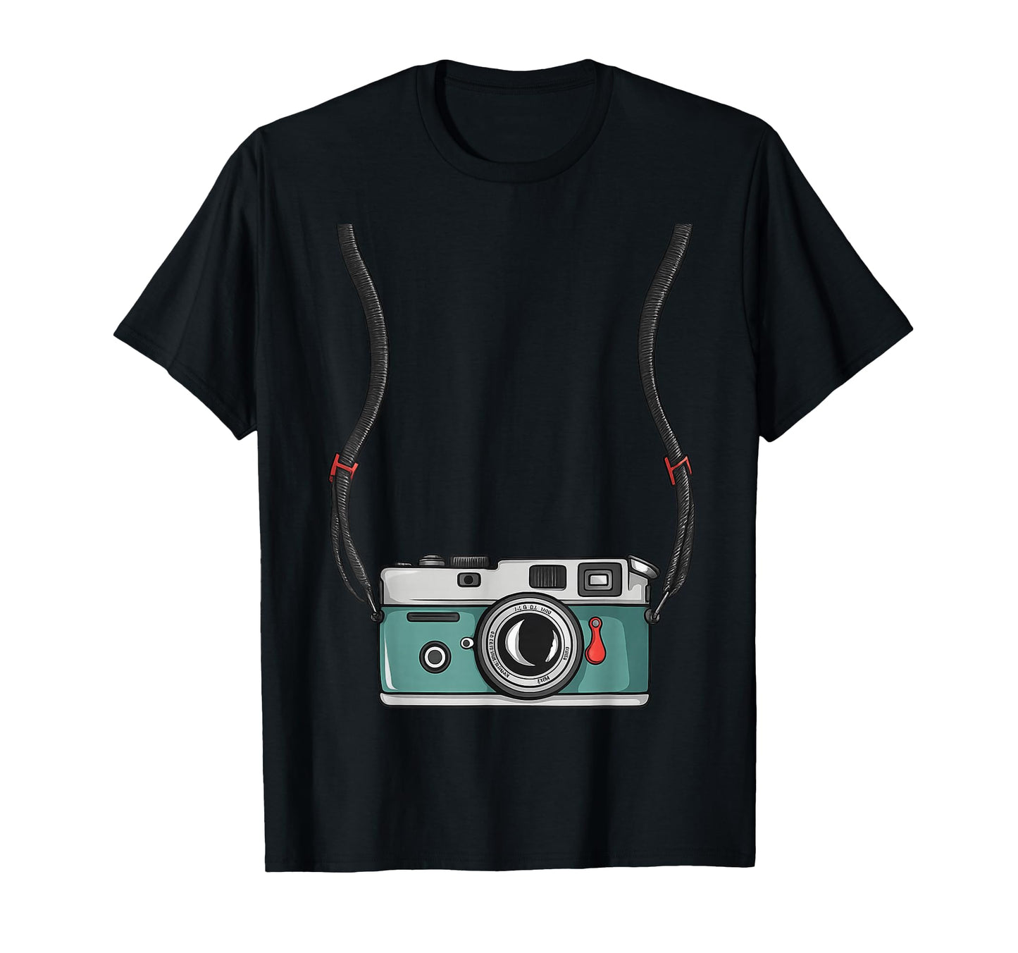 Photographer Camera Neck Strap T-Shirt - Trendy Graphic Men Women - T-Shirt, Sweatshirt, Hoodie