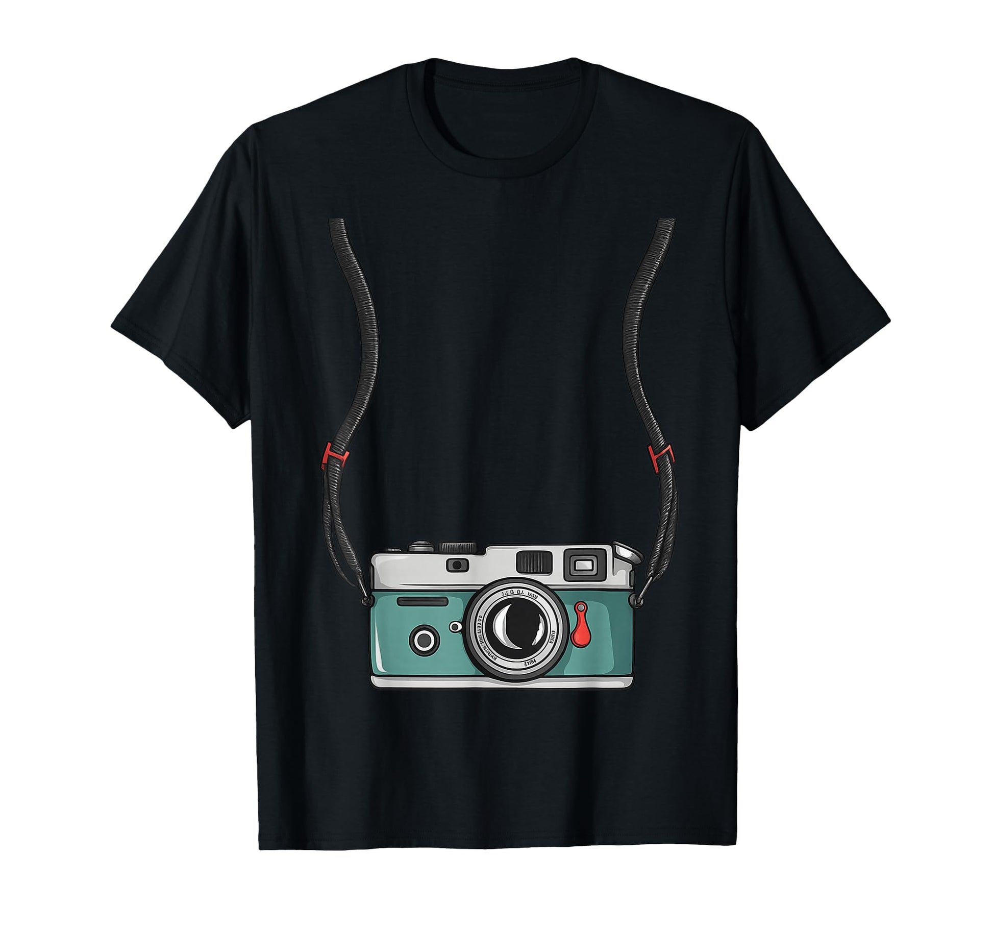 Photographer Camera Neck Strap T-Shirt - Trendy Graphic Men Women - T-Shirt, Sweatshirt, Hoodie
