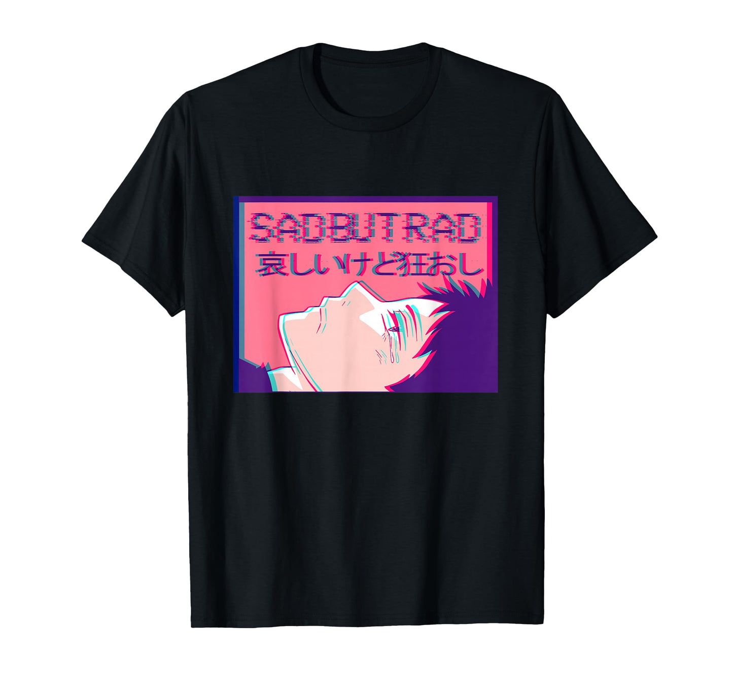 Sad But Rad Anime Soft Eboy T-Shirt - Streetwear Style for Adults - T-Shirt, Sweatshirt, Hoodie