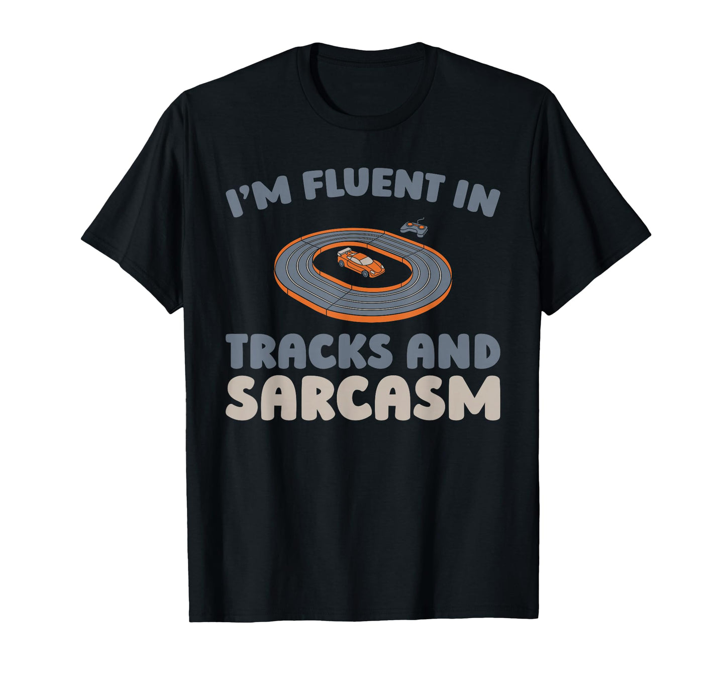 Slot Cars Miniature Track Hobby Slot T-Shirt - Graphic Print for Adults - T-Shirt, Sweatshirt, Hoodie