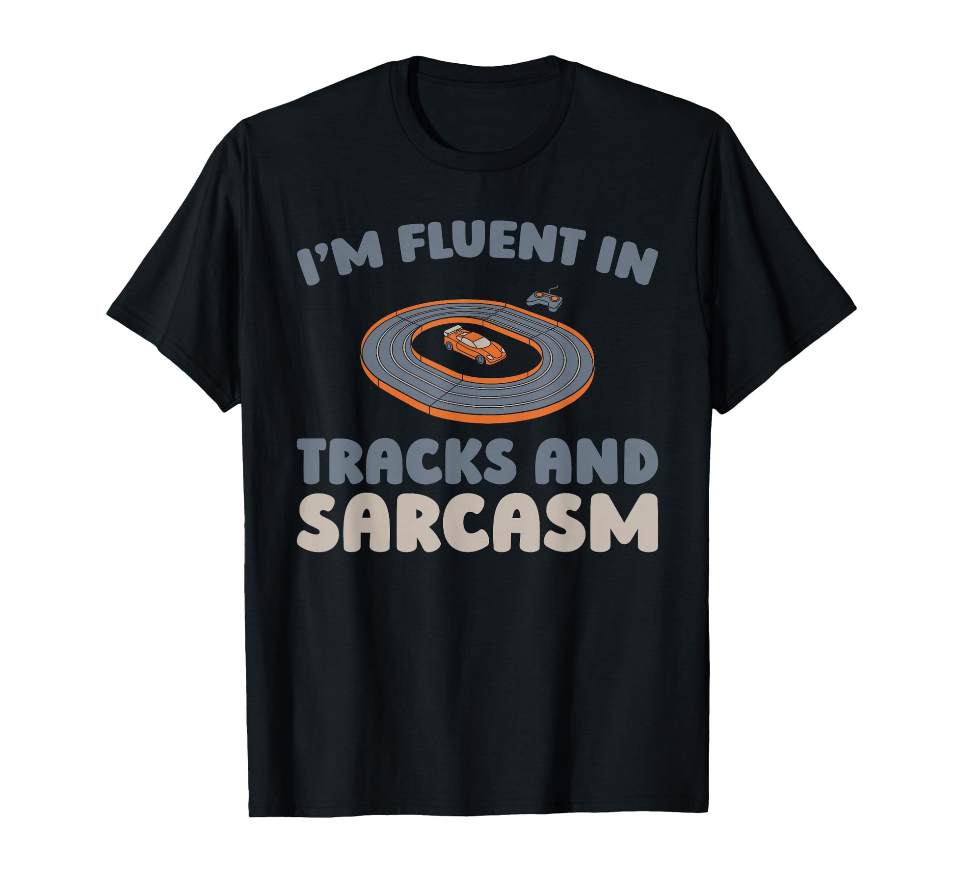 Slot Cars Miniature Track Hobby Slot T-Shirt - Graphic Print for Adults - T-Shirt, Sweatshirt, Hoodie