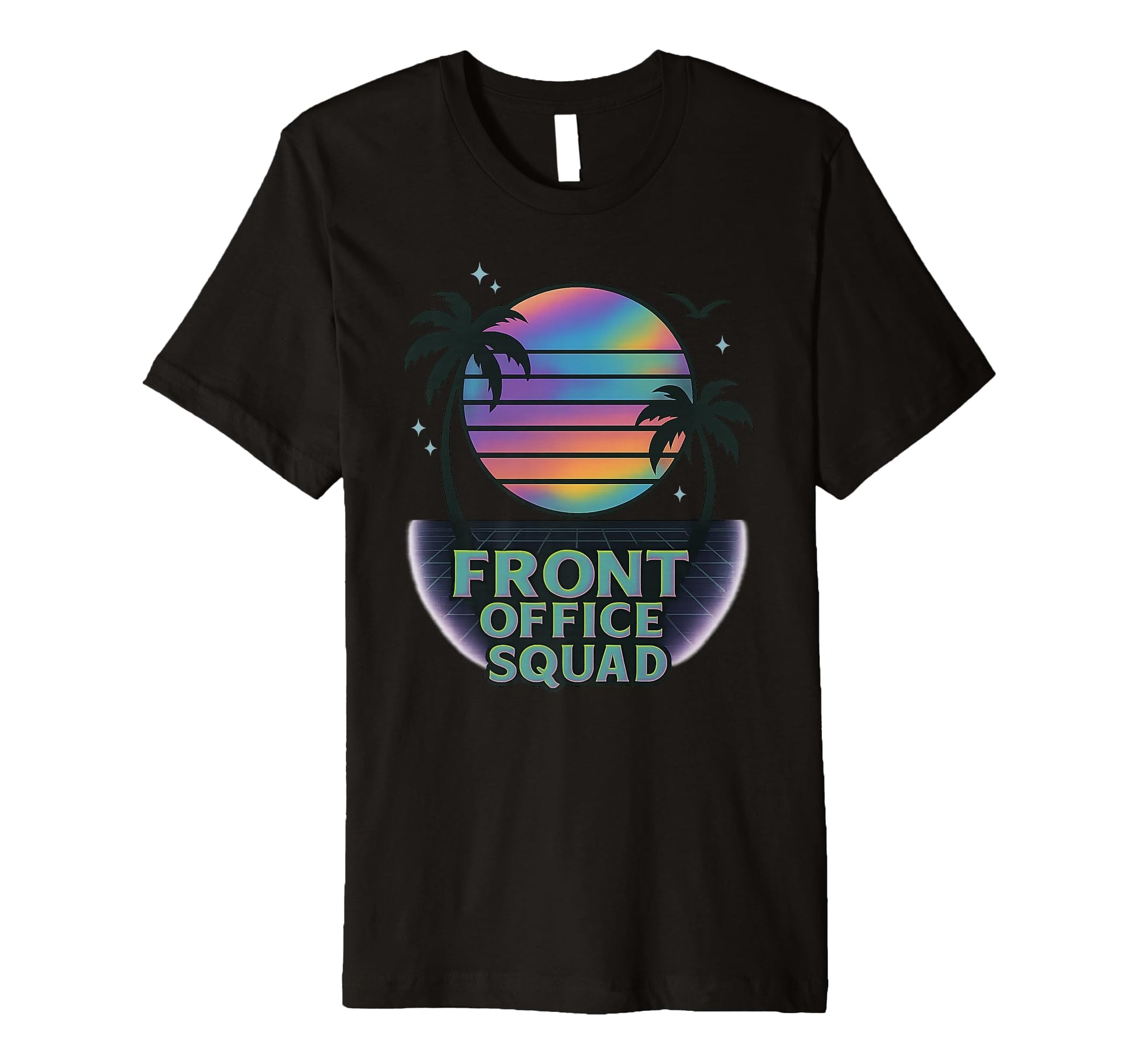 Front Office Squad Team Sunset T-Shirt - Aesthetic Graphic Unisex - T-Shirt, Sweatshirt, Hoodie