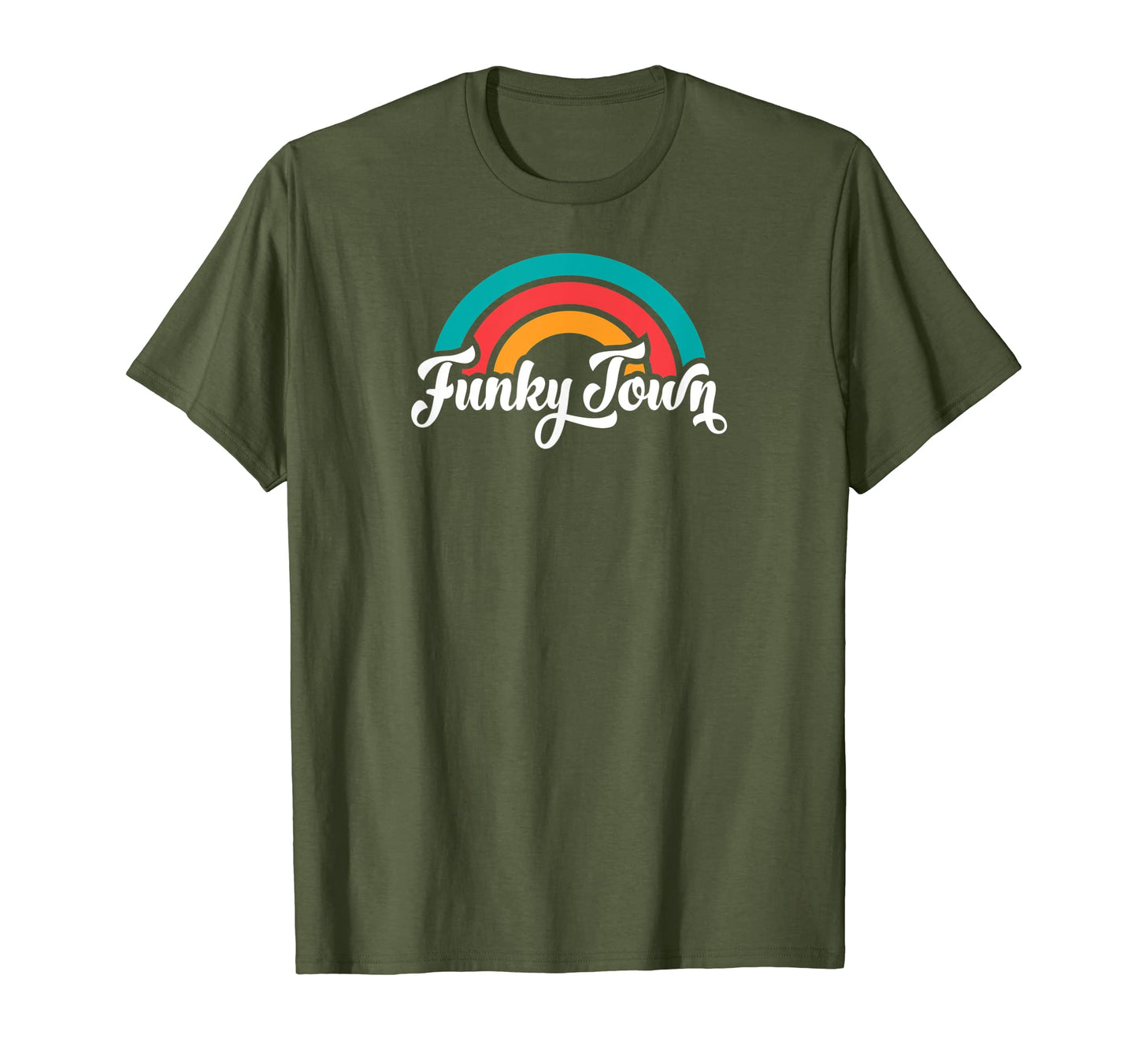 Funky Town Fort Worth Tx Script T-Shirt - Novelty Apparel for Adults - T-Shirt, Sweatshirt, Hoodie