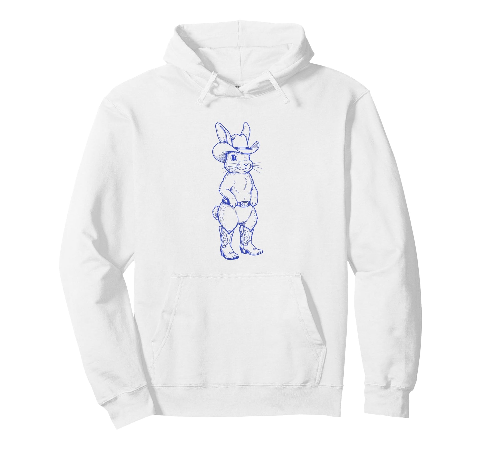 Western Rabbit Cowboy Bunny Meme Hoodie - Trendy Graphic Unisex - T-Shirt, Sweatshirt, Hoodie