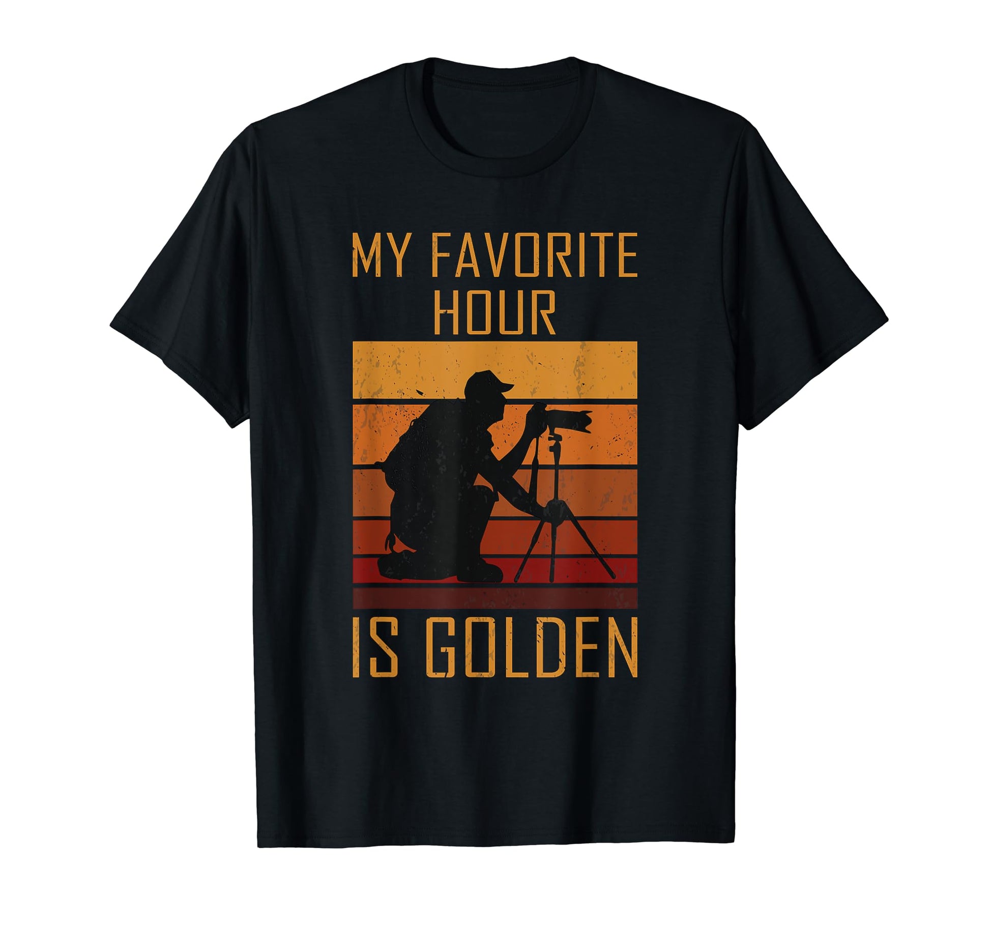 Photographer Golden Hour Camera My T-Shirt - Novelty Apparel for Adults - T-Shirt, Sweatshirt, Hoodie
