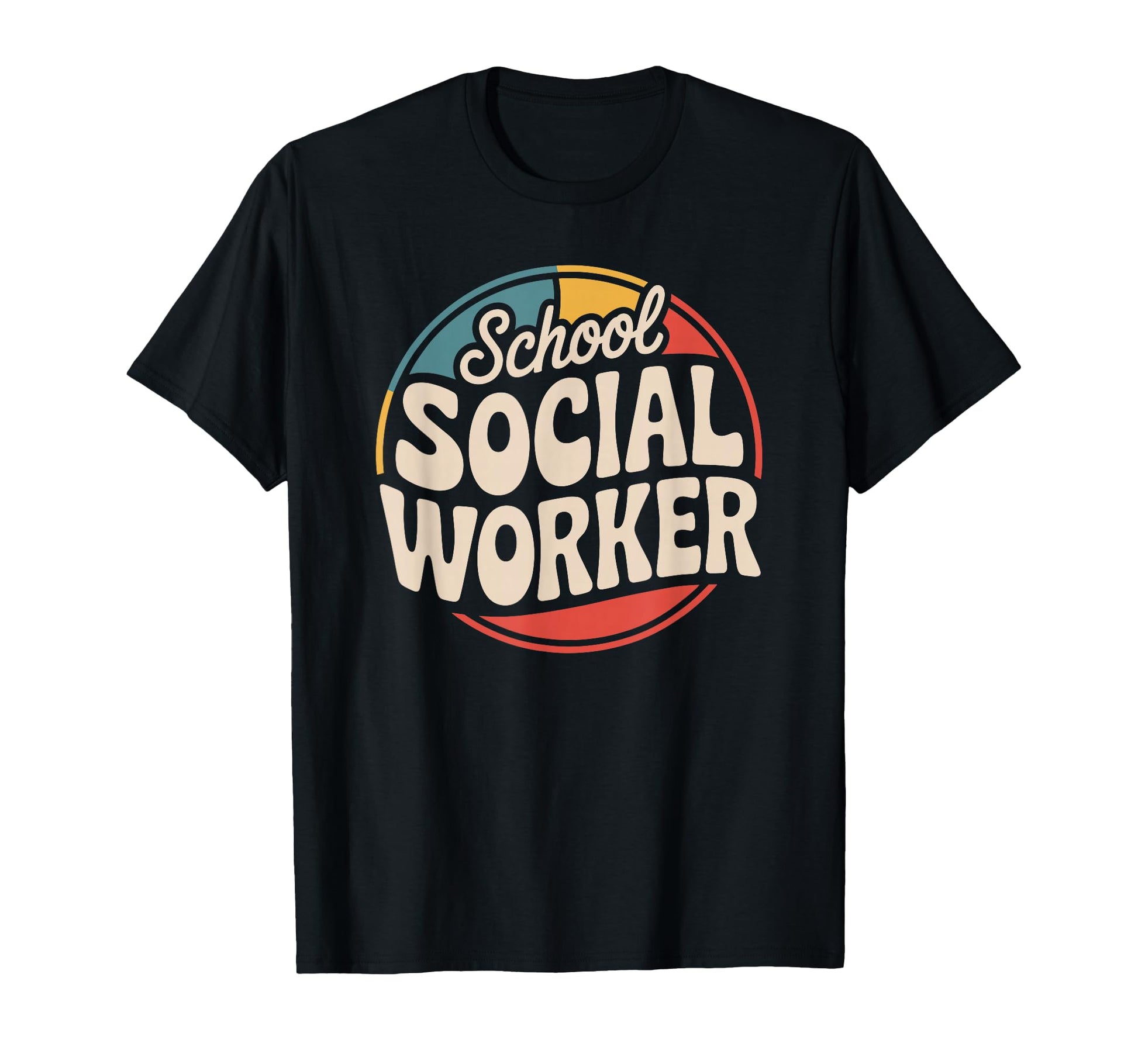 School Social Worker Typography T-Shirt - Unique Graphic Men Women - T-Shirt, Sweatshirt, Hoodie