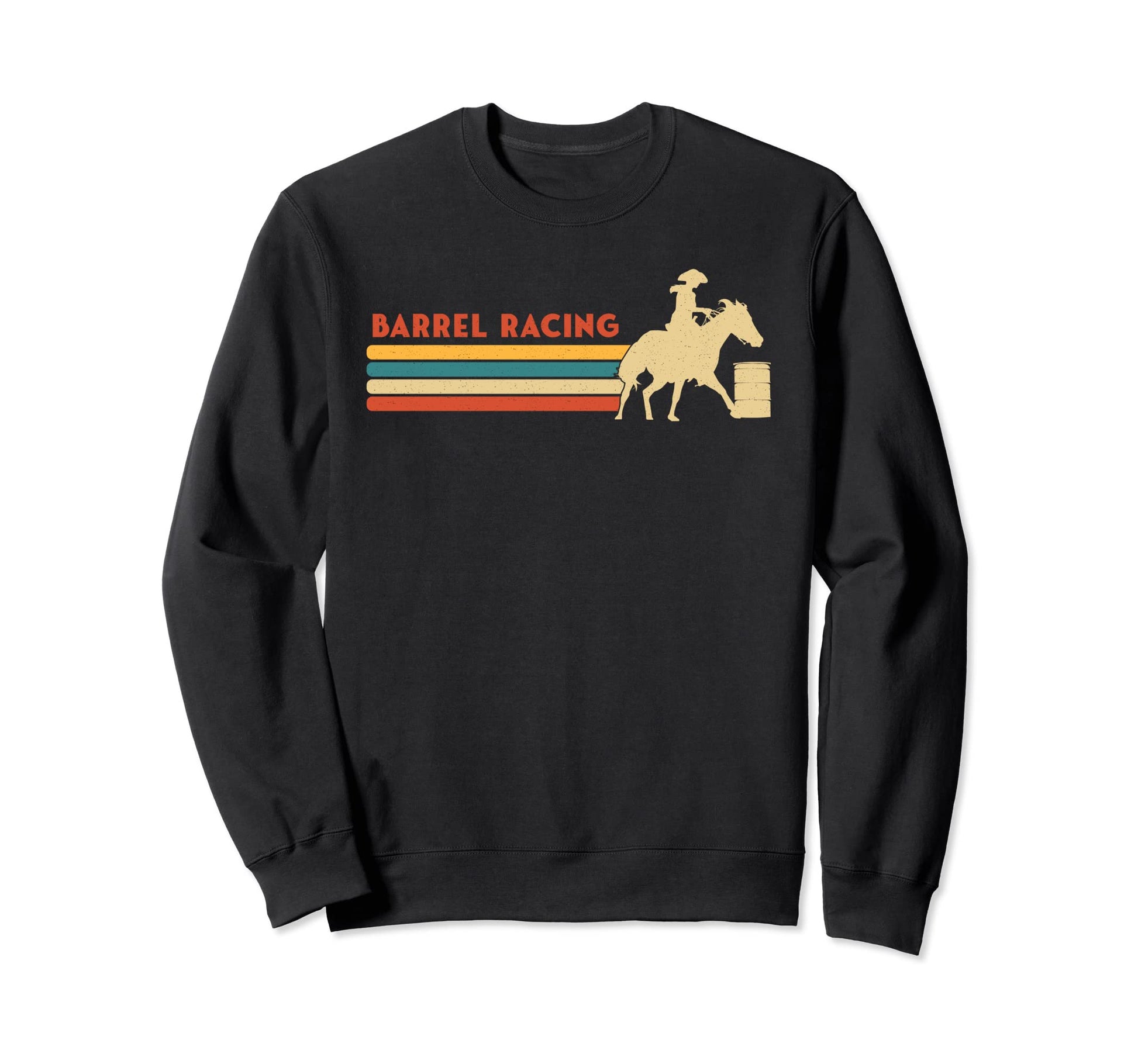 Barrel Racing Western Barrel Sweatshirt - Aesthetic Graphic for Adults - T-Shirt, Sweatshirt, Hoodie
