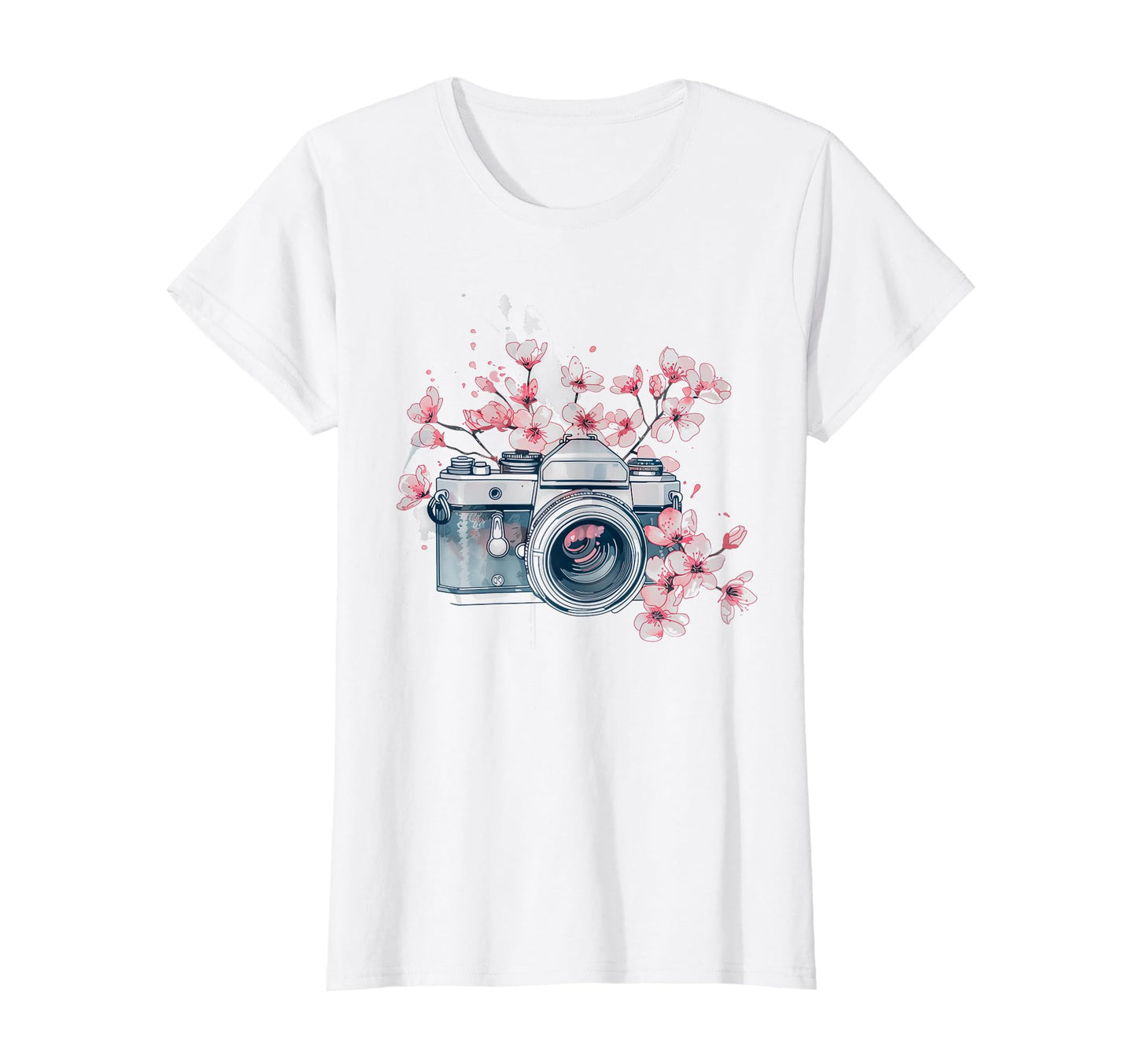 Photographer Camera Flowers Photography T-Shirt - Novelty Apparel Men Women - T-Shirt, Sweatshirt, Hoodie