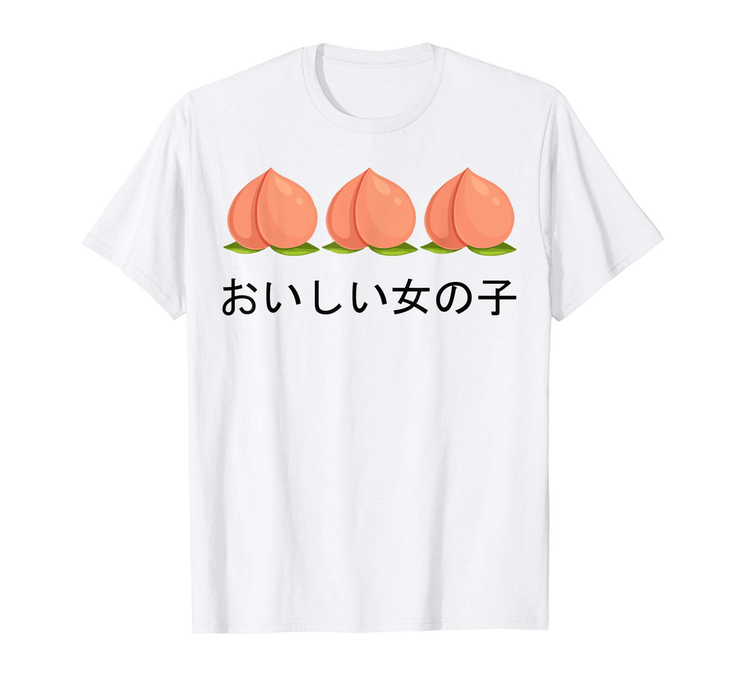 Kawaii Peach Japanese Aesthetic 90S T-Shirt - Graphic Print for Adults - T-Shirt, Sweatshirt, Hoodie