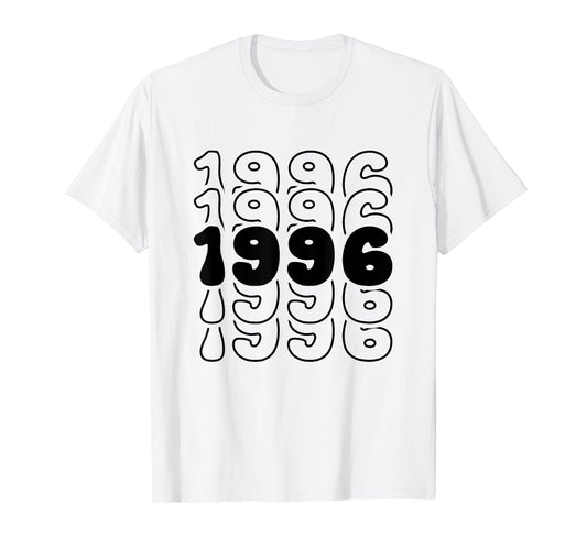 28 Year Old Groovy 28Th Birthday T-Shirt - Aesthetic Graphic Men Women - T-Shirt, Sweatshirt, Hoodie