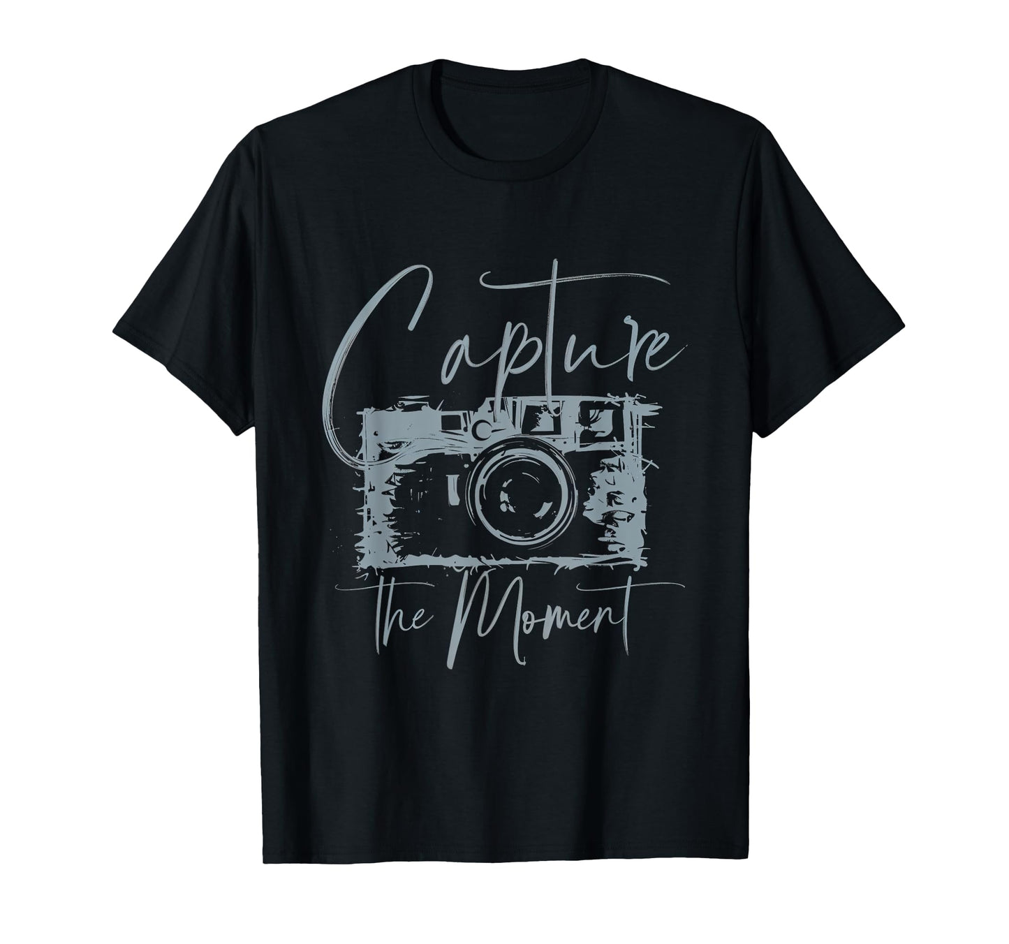 Capture Moment Photography Camera Lens Art T-Shirt - Unique Graphic Unisex - T-Shirt, Sweatshirt, Hoodie