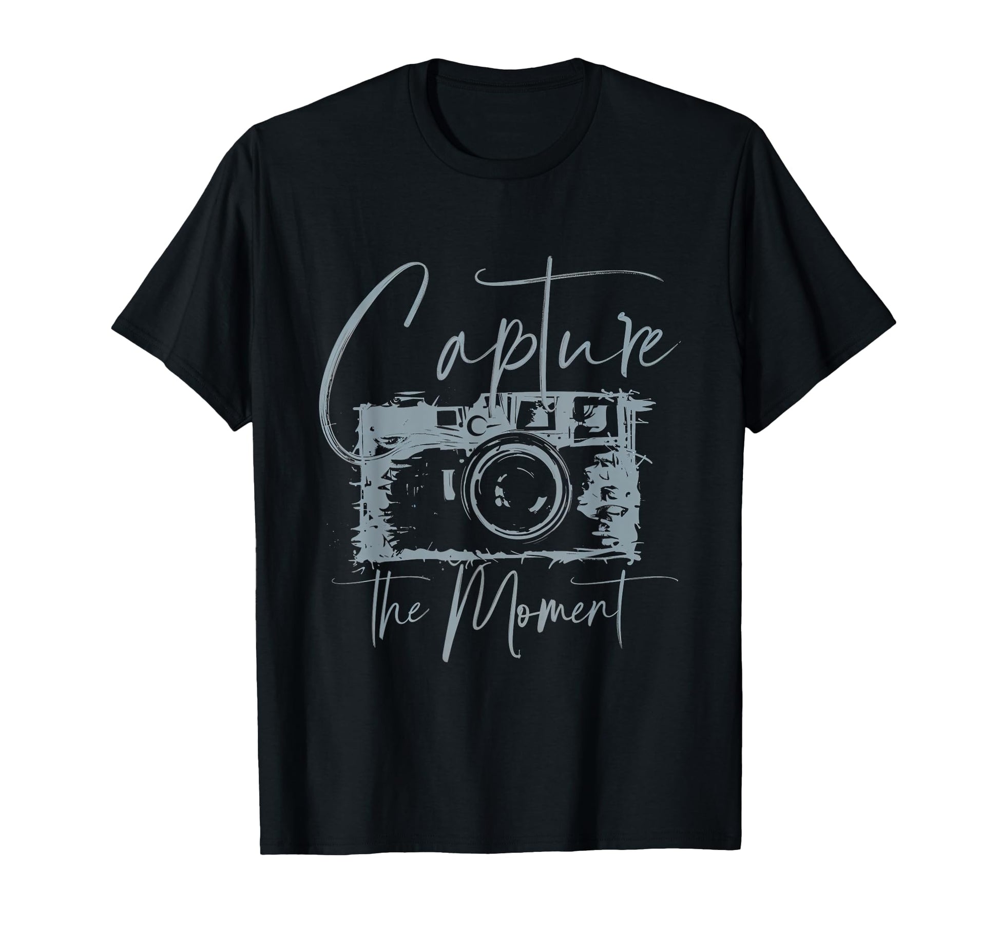 Capture Moment Photography Camera Lens Art T-Shirt - Unique Graphic Unisex - T-Shirt, Sweatshirt, Hoodie