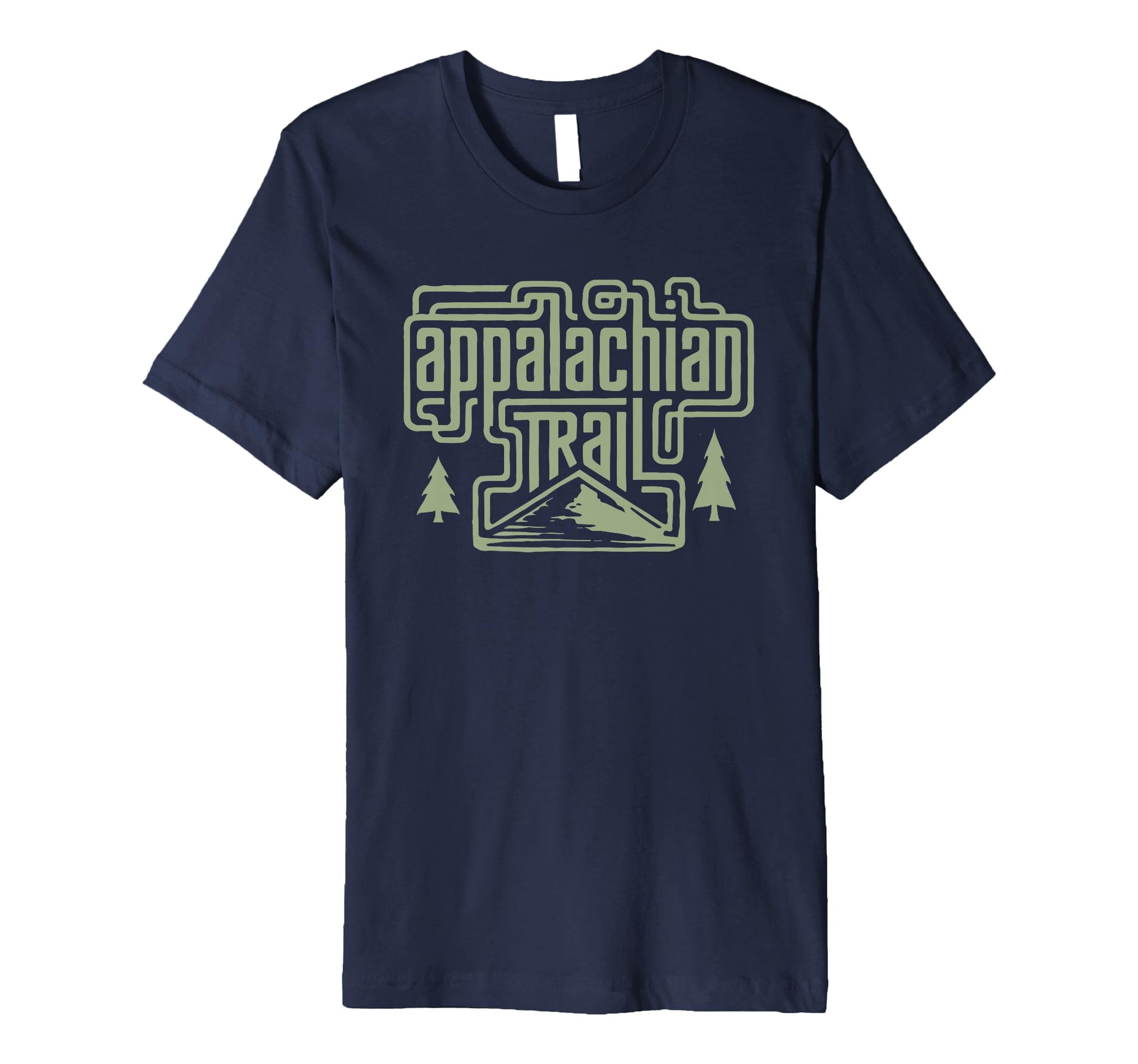 Appalachian Trail Groovy Typography T-Shirt - Minimalist Print Men Women - T-Shirt, Sweatshirt, Hoodie