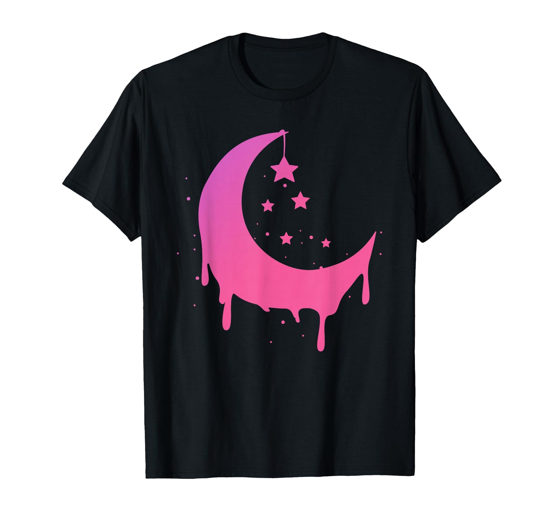 Pastel Moon Goth Vaporwave T-Shirt - Casual Everyday Wear for Adults - T-Shirt, Sweatshirt, Hoodie