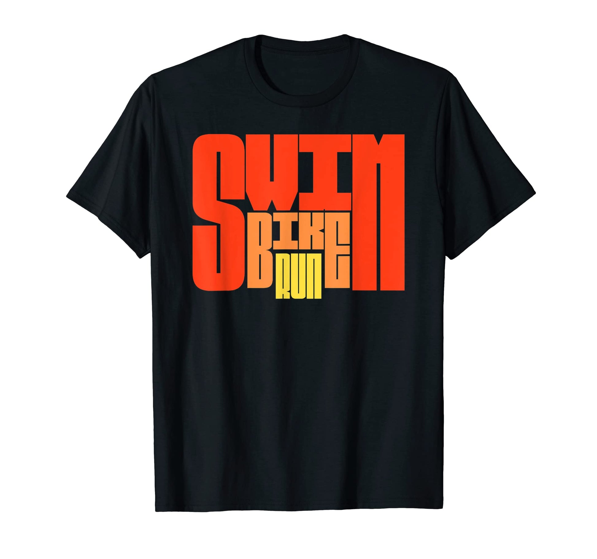 Swim Bike Run Triathlon Triathlete T-Shirt - Custom Art Print Unisex - T-Shirt, Sweatshirt, Hoodie