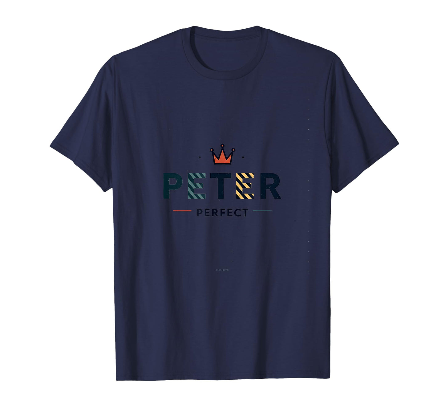 Peter Peter Royal Crown Typography Art T-Shirt - Graphic Print for Adults - T-Shirt, Sweatshirt, Hoodie