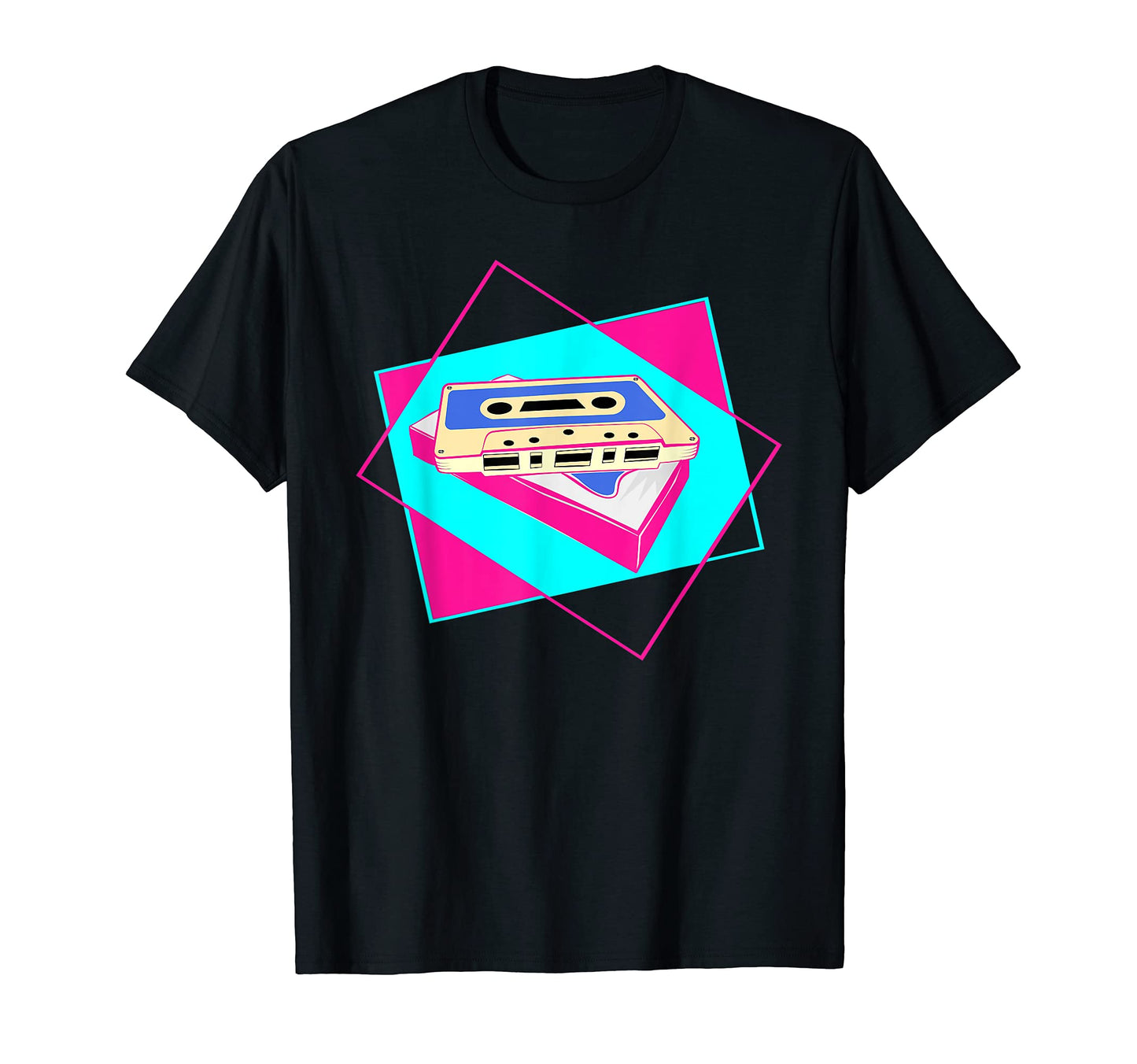 80S Music Cassette Vaporwave T-Shirt - Streetwear Style for Adults - T-Shirt, Sweatshirt, Hoodie