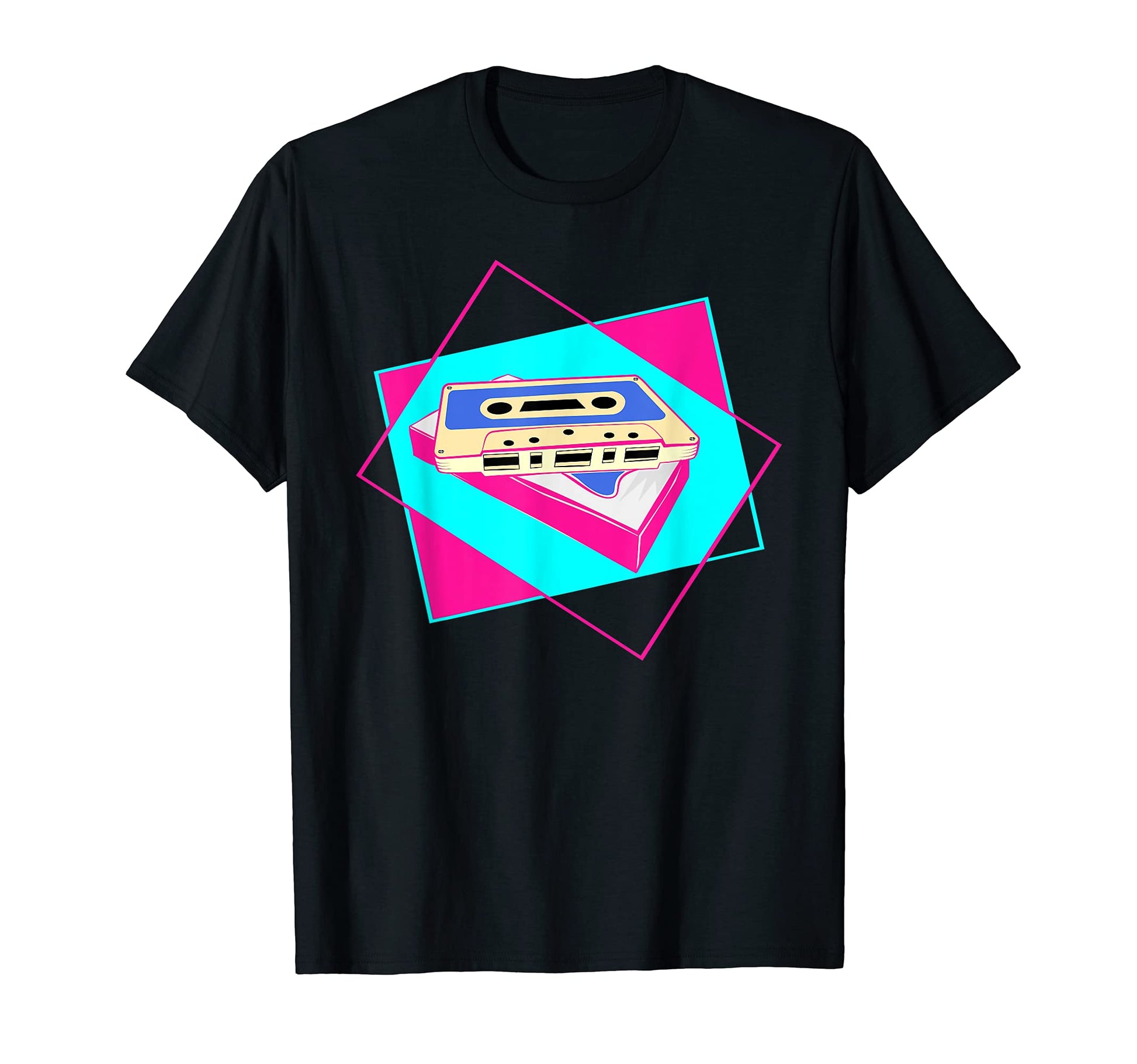 80S Music Cassette Vaporwave T-Shirt - Streetwear Style for Adults - T-Shirt, Sweatshirt, Hoodie