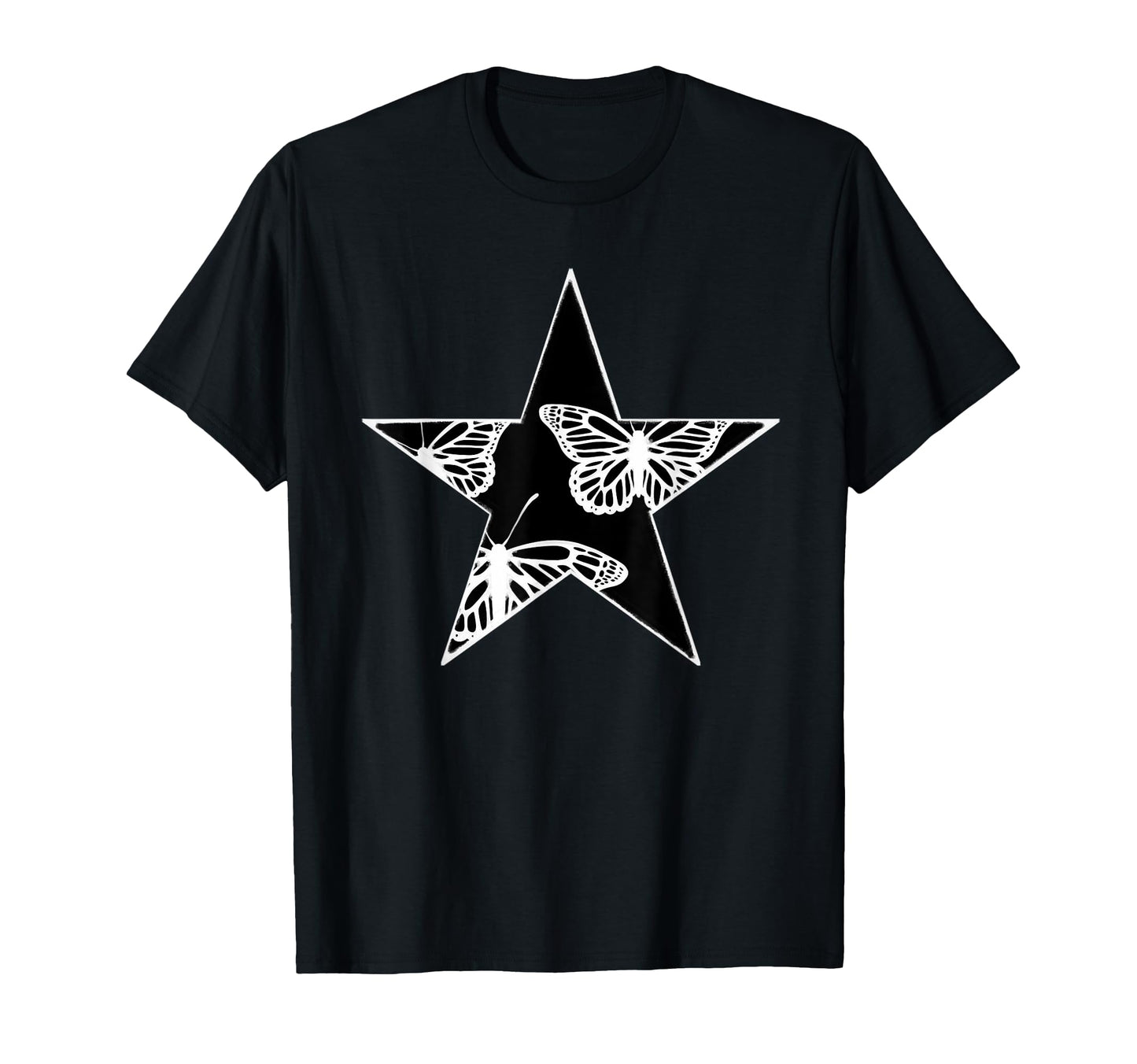 Star Stencil Graffiti Art Emo Egirl T-Shirt - Streetwear Style for Adults - T-Shirt, Sweatshirt, Hoodie