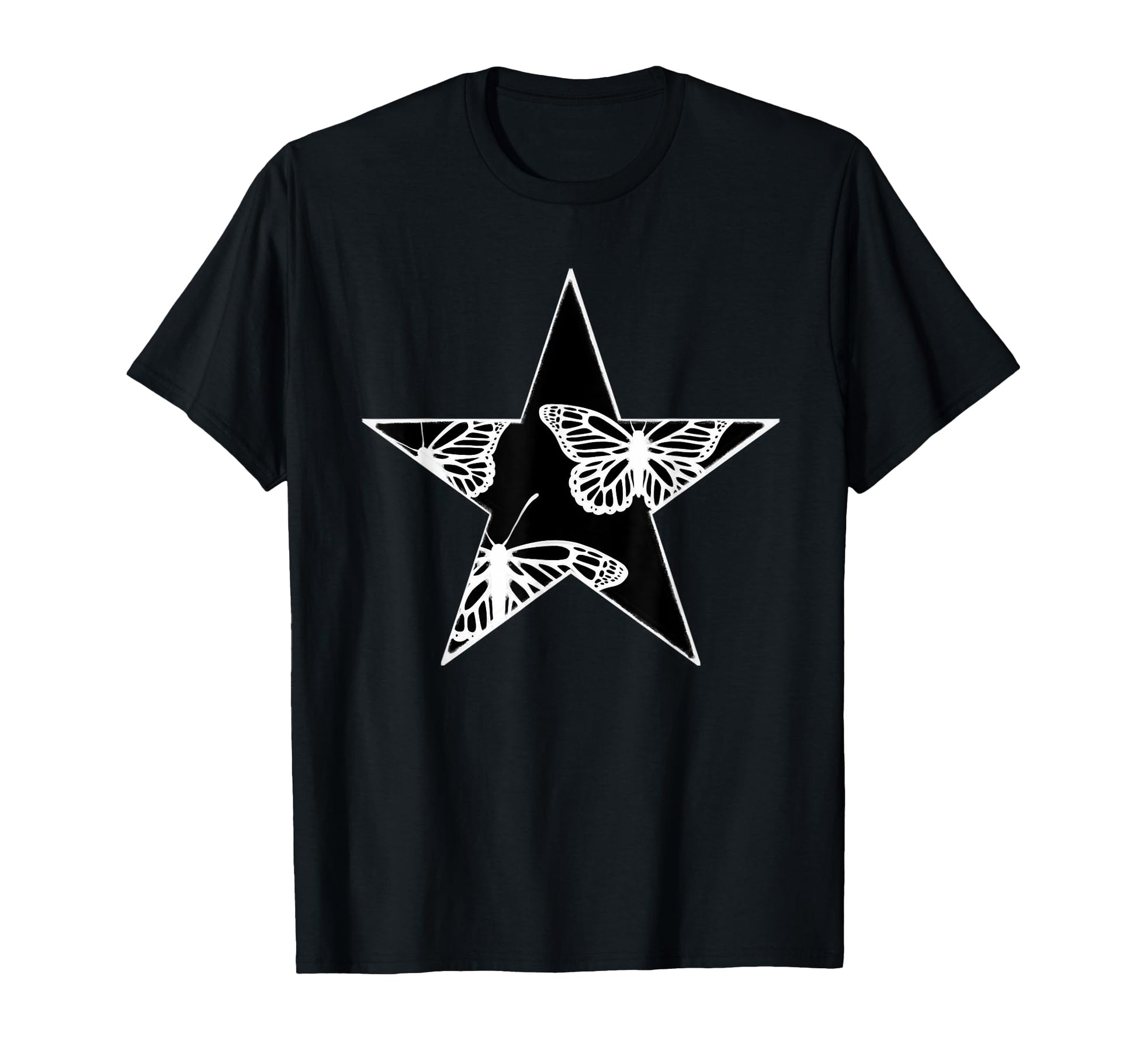 Star Stencil Graffiti Art Emo Egirl T-Shirt - Streetwear Style for Adults - T-Shirt, Sweatshirt, Hoodie