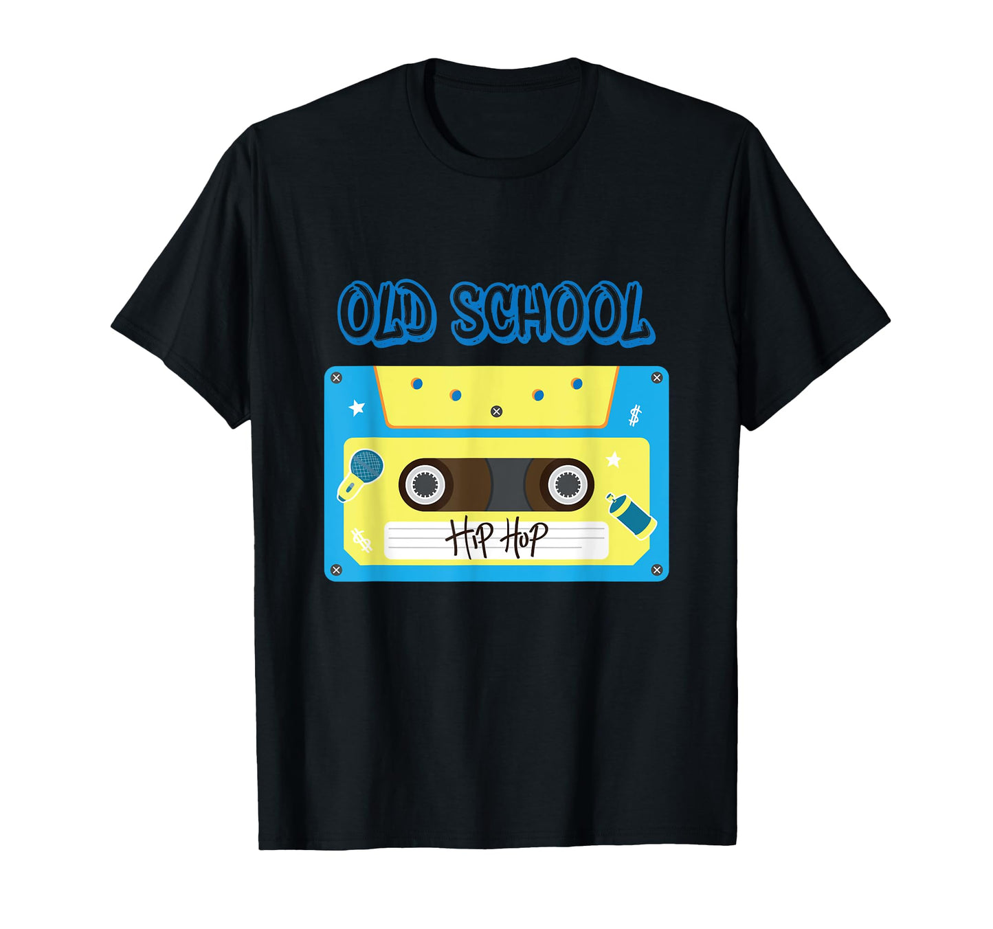 Old School Hip Hop Cassette Tape T-Shirt - Trendy Graphic for Adults - T-Shirt, Sweatshirt, Hoodie