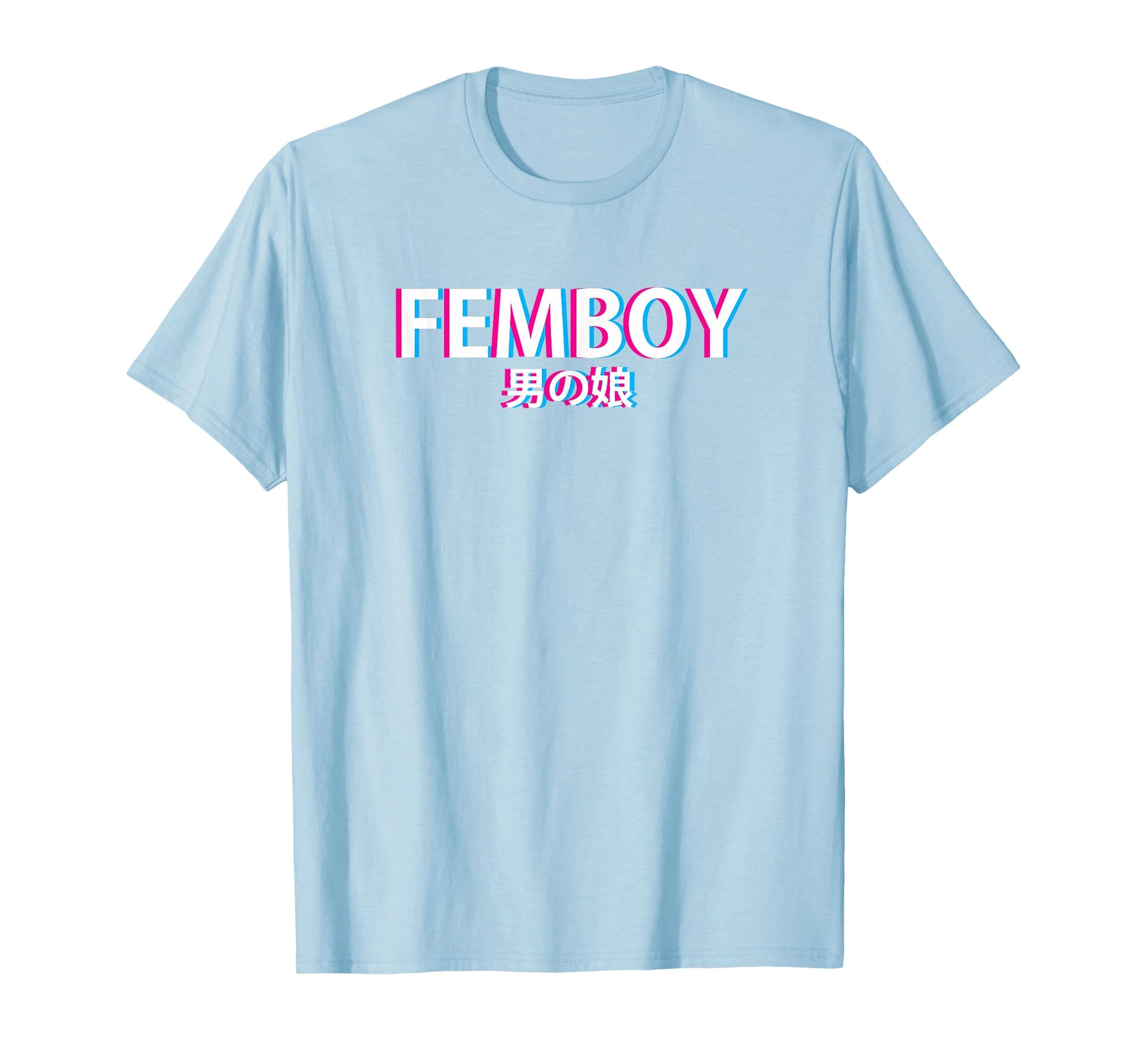 Femboy Japanese Vaporwave Aesthetic T-Shirt - Graphic Print for Adults - T-Shirt, Sweatshirt, Hoodie