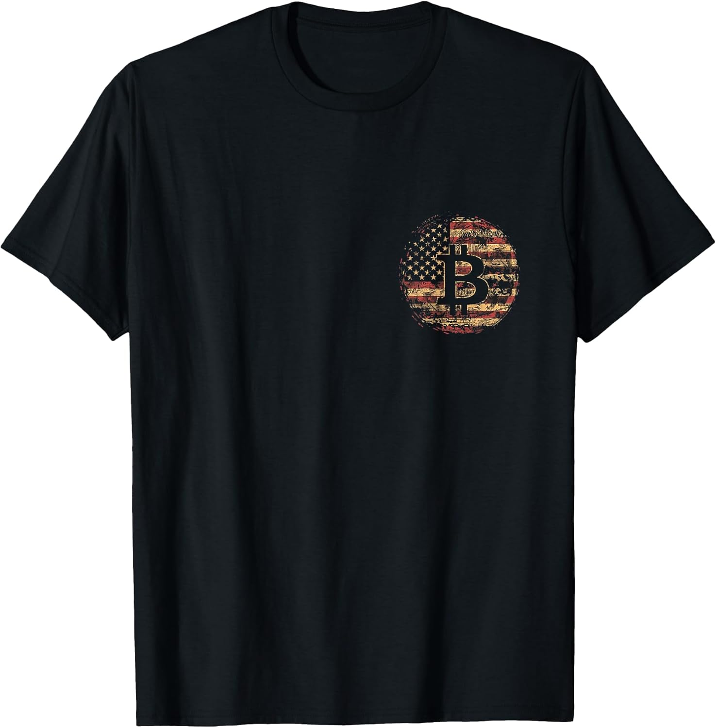 BTC Bitcoin American Flag 4th July USA - Adult & Kids T-Shirts, Sweatshirts & Hoodies apparel design preview 1