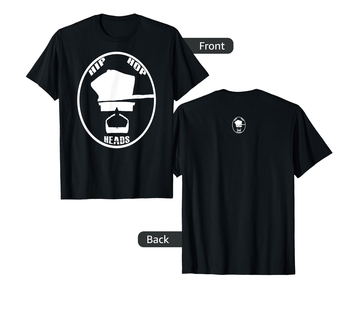 Hip Hop Head T-Shirt - Graphic Print Unisex - T-Shirt, Sweatshirt, Hoodie