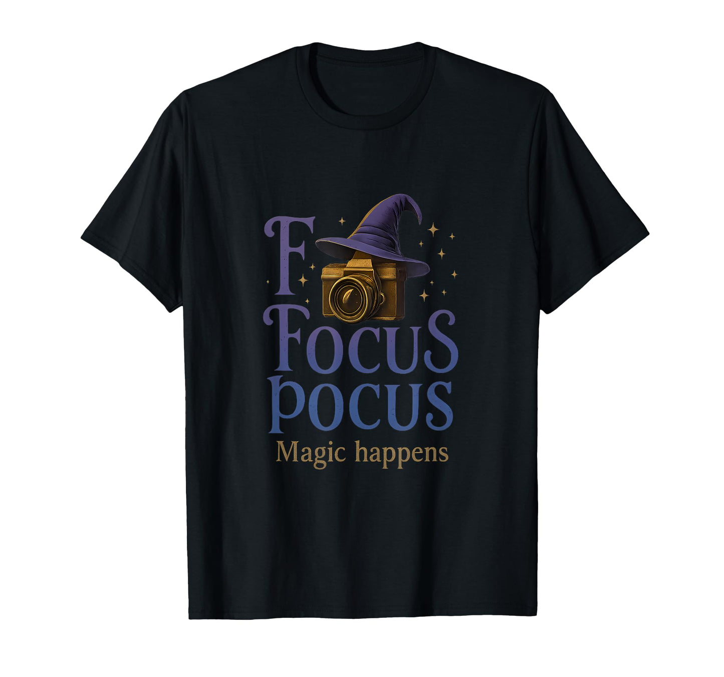 Focus Pocus Photography Camera Magic T-Shirt - Fun Novelty Design Unisex - T-Shirt, Sweatshirt, Hoodie