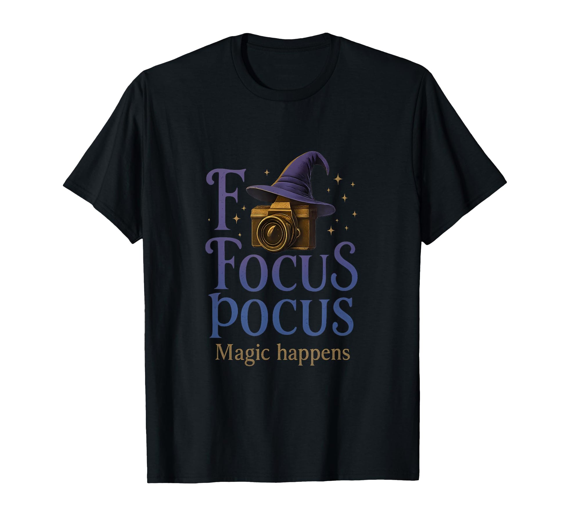 Focus Pocus Photography Camera Magic T-Shirt - Fun Novelty Design Unisex - T-Shirt, Sweatshirt, Hoodie