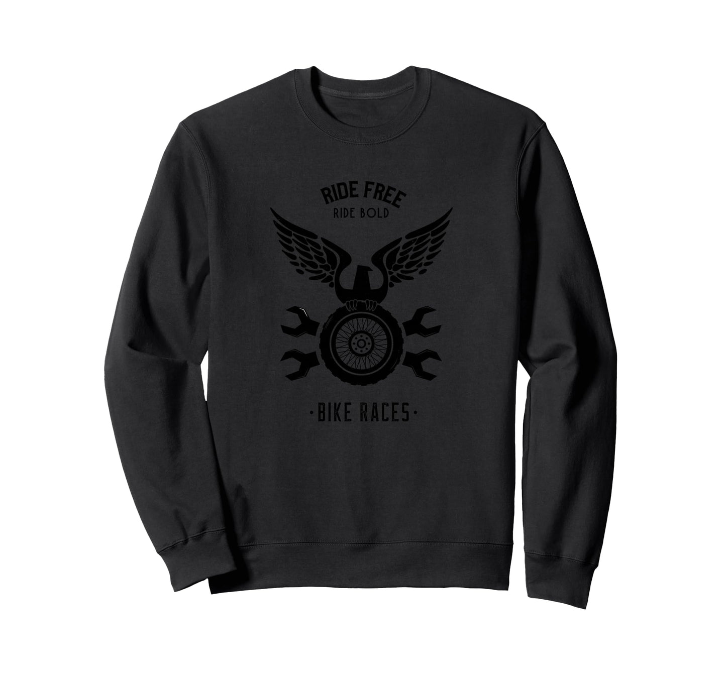 Motorcycle Tires And Wrenches Bike Sweatshirt - Novelty Apparel for Adults - T-Shirt, Sweatshirt, Hoodie