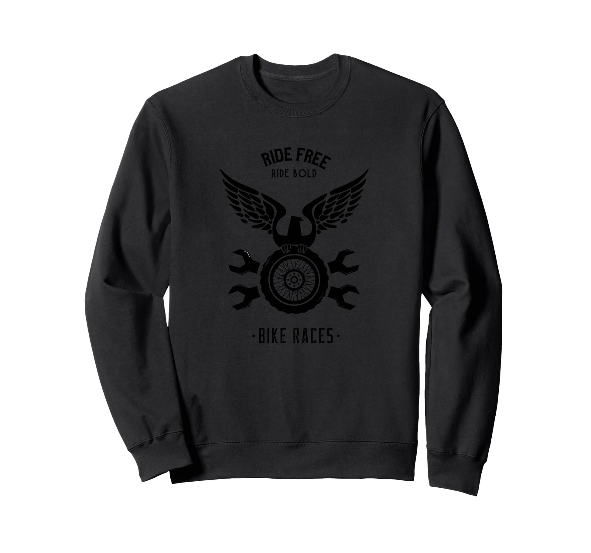 Motorcycle Tires And Wrenches Bike Sweatshirt - Novelty Apparel for Adults - T-Shirt, Sweatshirt, Hoodie