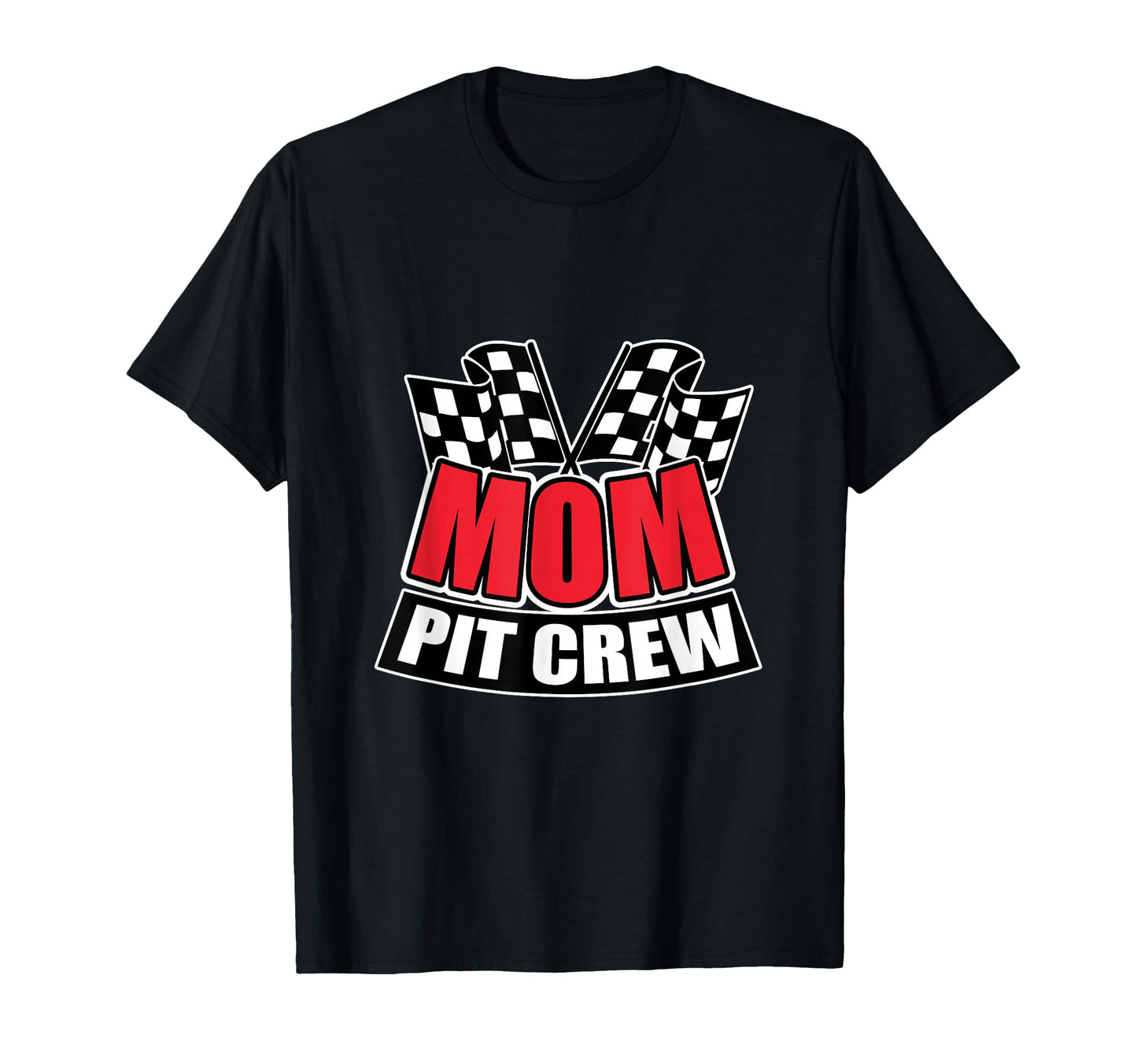 Mom Pit Crew Gift Funny Hosting Car T-Shirt - Aesthetic Graphic Unisex - T-Shirt, Sweatshirt, Hoodie