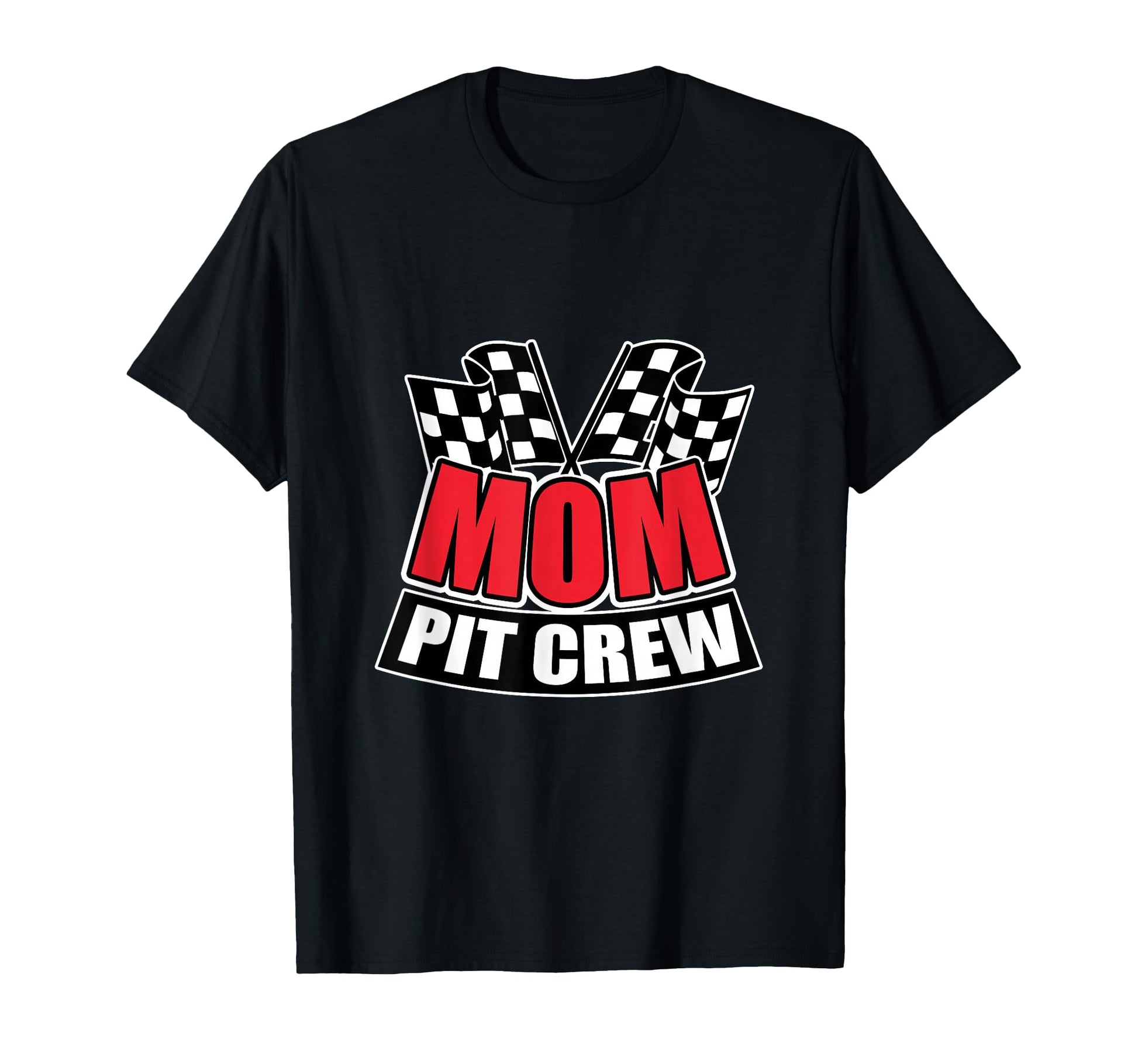 Mom Pit Crew Gift Funny Hosting Car T-Shirt - Aesthetic Graphic Unisex - T-Shirt, Sweatshirt, Hoodie