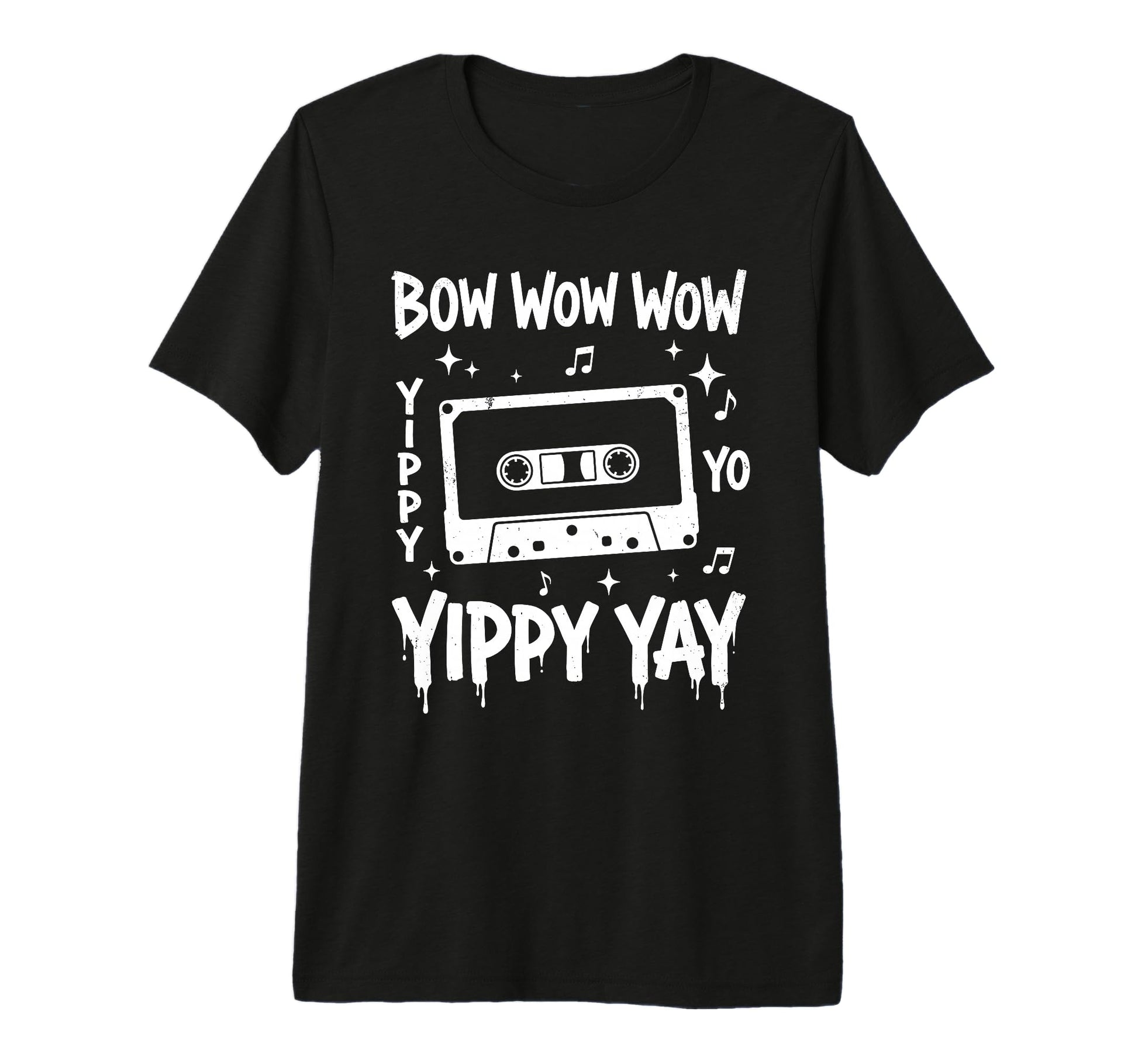 Bow Wow Wow Yippy Yo Yippy Yay Cassette T-Shirt - Novelty Apparel Unisex - T-Shirt, Sweatshirt, Hoodie