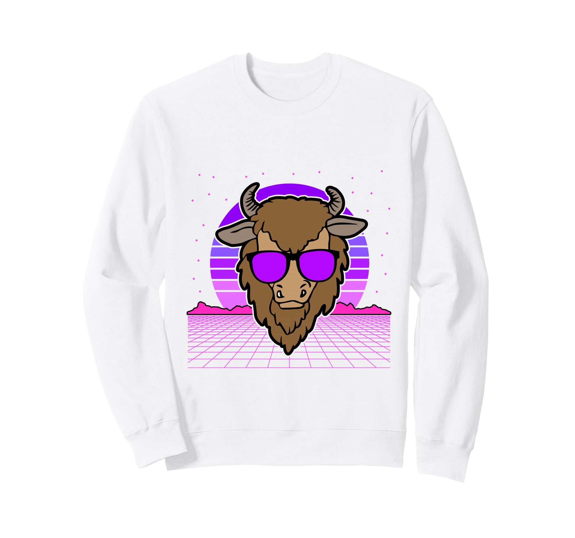 Aesthetic Vaporwave Outfits Buffalo Sweatshirt - Novelty Apparel Men Women - T-Shirt, Sweatshirt, Hoodie