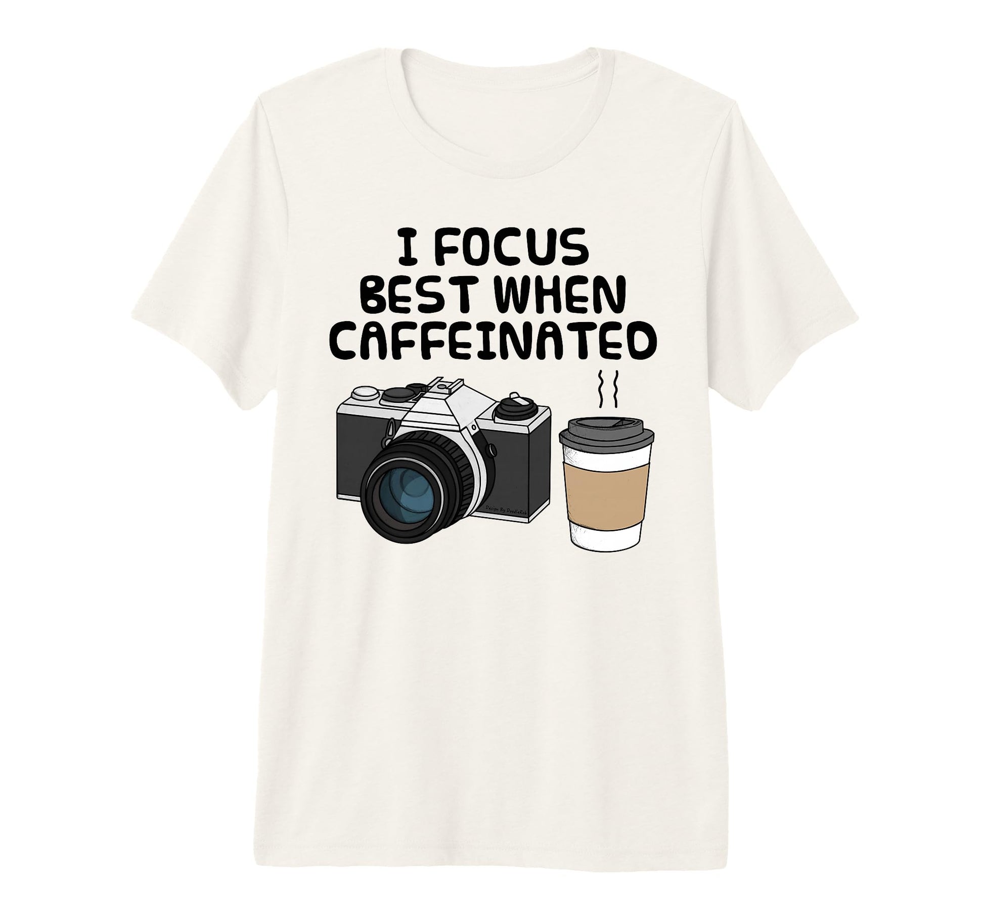 I Focus Best When Caffeinated T-Shirt - Aesthetic Graphic for Adults - T-Shirt, Sweatshirt, Hoodie